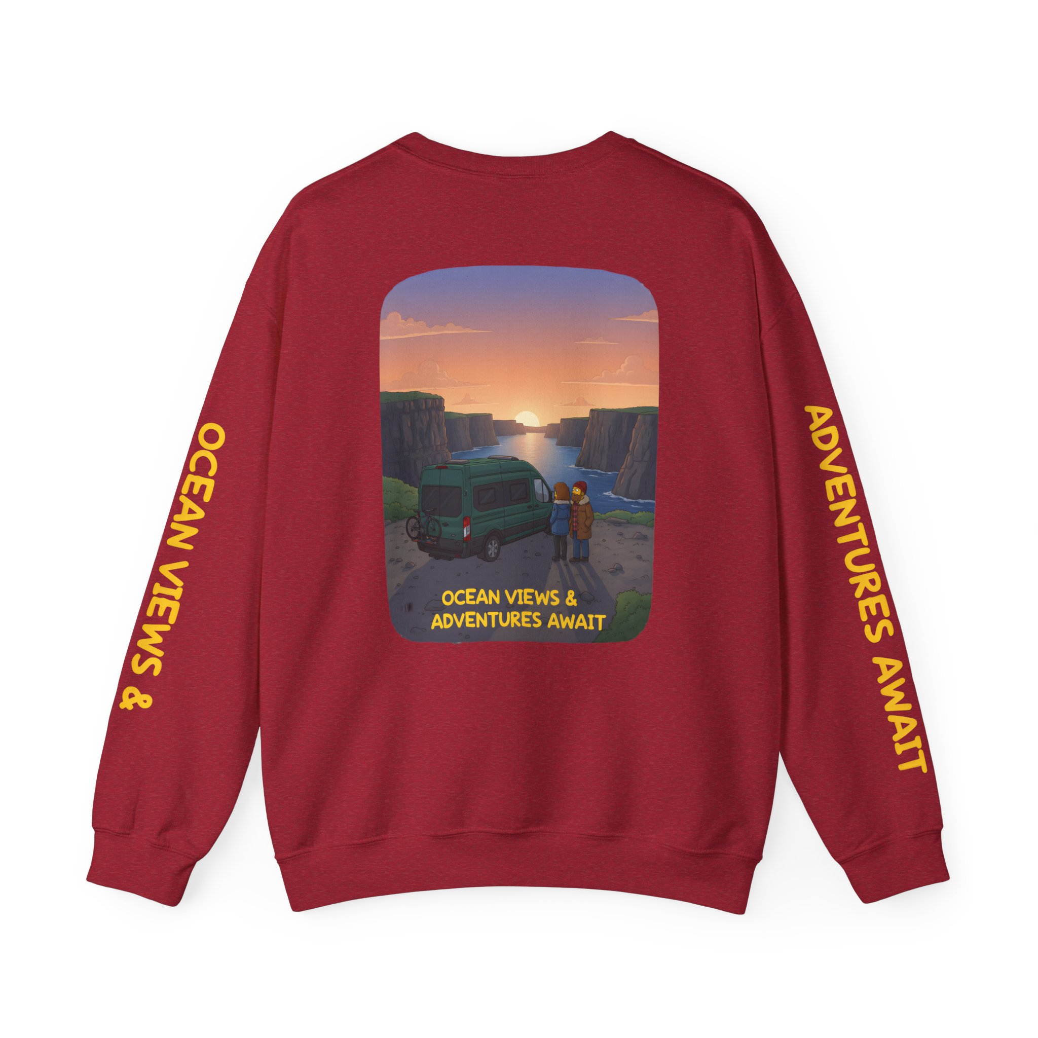 2461464516626919272_2048.jpeg Unisex Heavy Blend™ Crewneck Sweatshirt — "Ocean Views-Adventures Awaits" Design Sitcom-Line