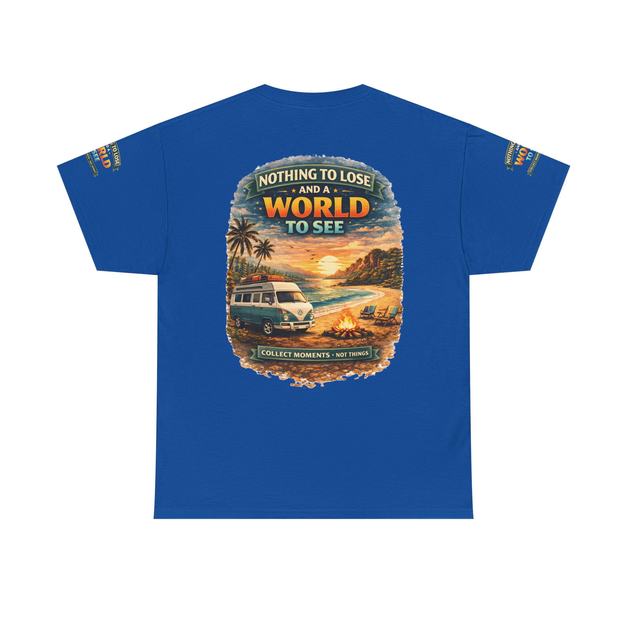 2473089431148926225_2048.jpeg Unisex Heavy Cotton Tee — "Nothing To Lose " Design Scenic-Line