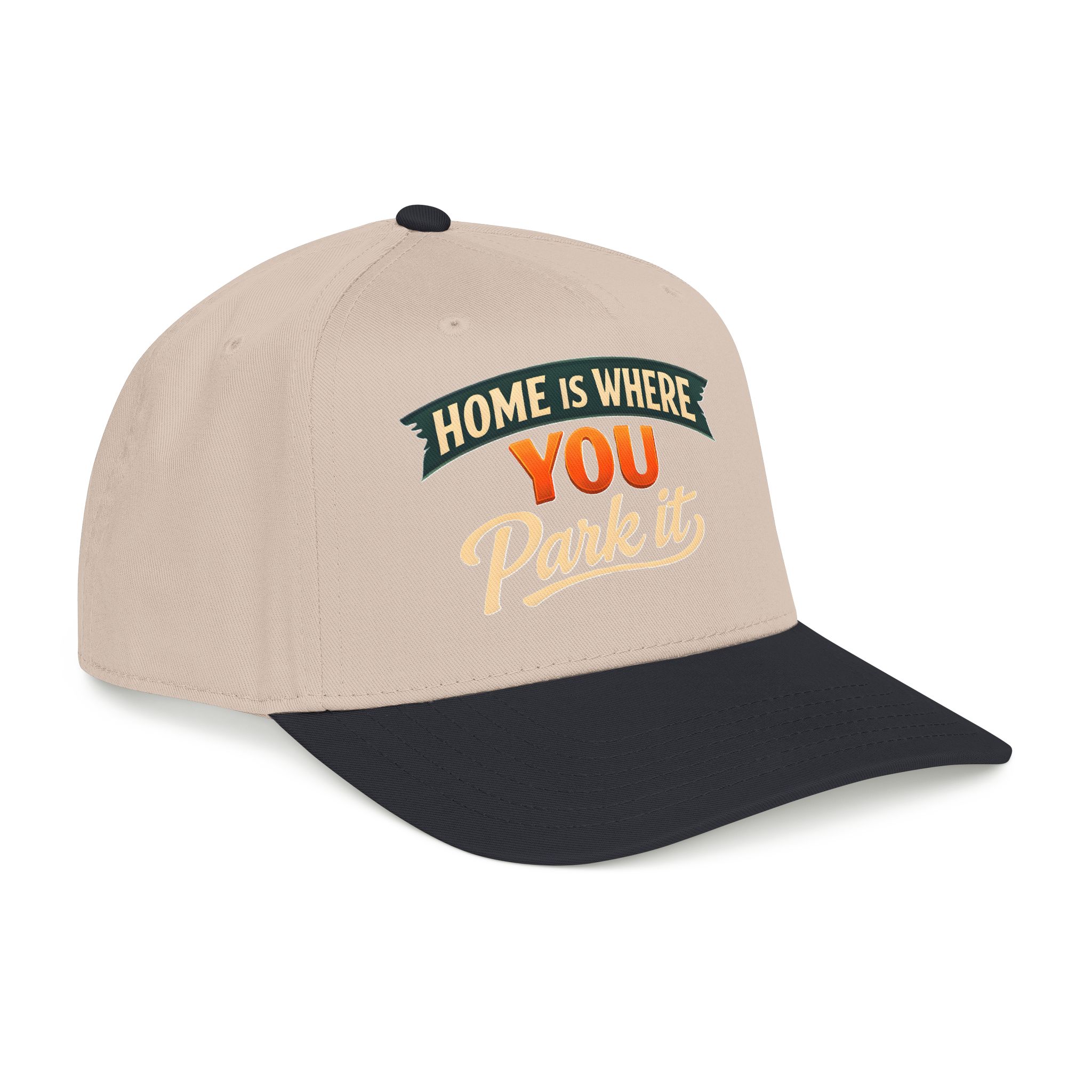 Baseball Cap - "Home Is where You Park It" Design Scenic-Line