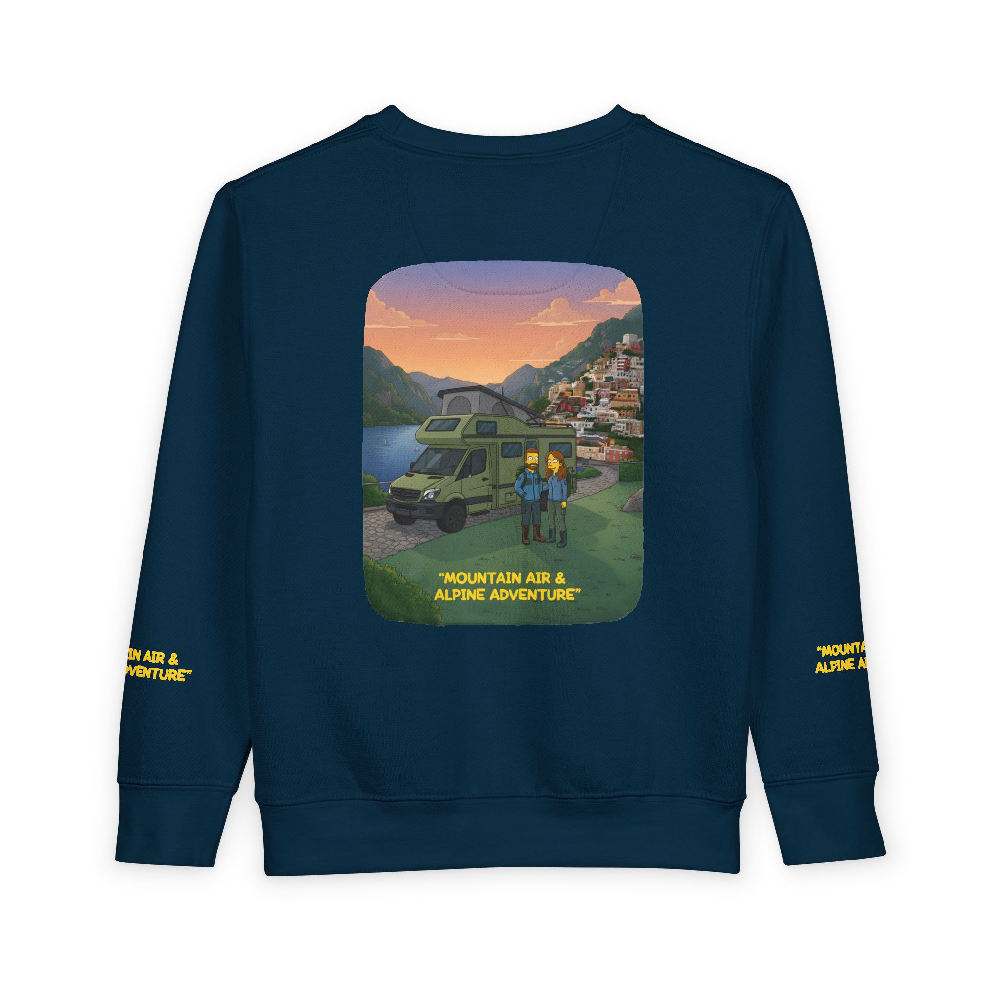 Toddler Sweatshirt - "Mountain Air And Alpine Adventure" (Design Sitcom-Line)