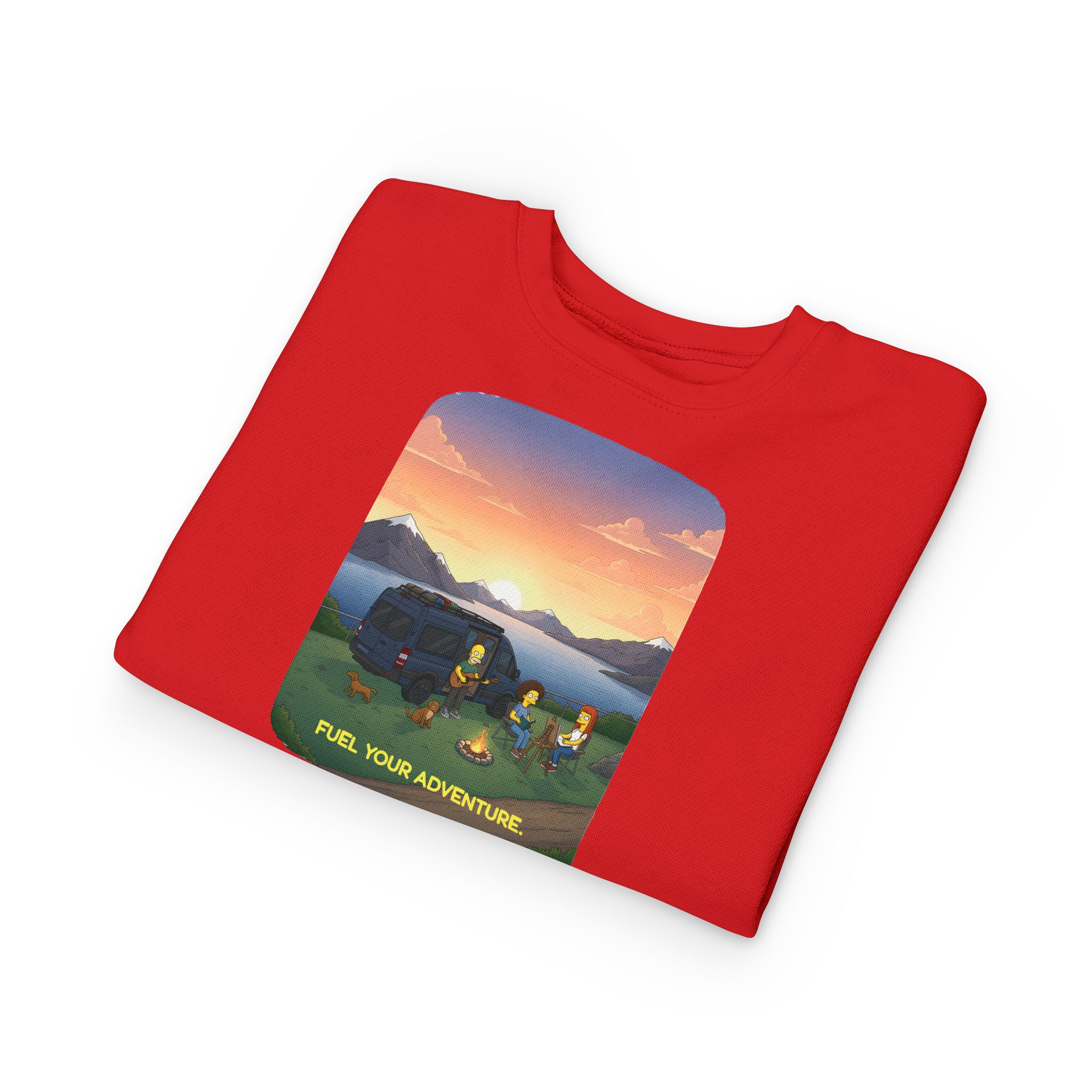 Toddler Sweatshirt - "Fuel Your Adventure" (Design Sitcom-Line)