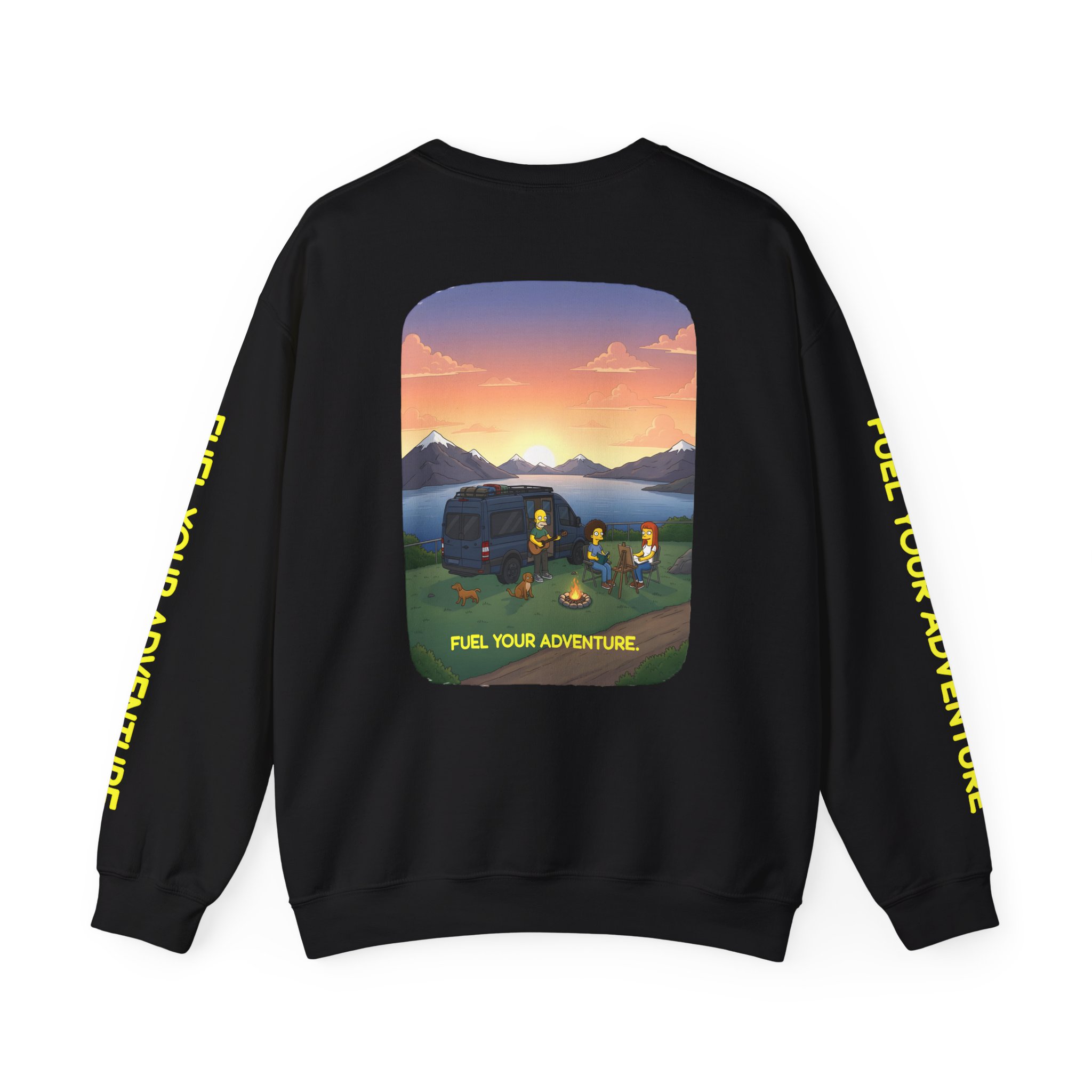 2503624360191651967_2048.jpeg Unisex Heavy Blend™ Crewneck Sweatshirt — "Fuel Your Adventure" Design Sitcom-Line