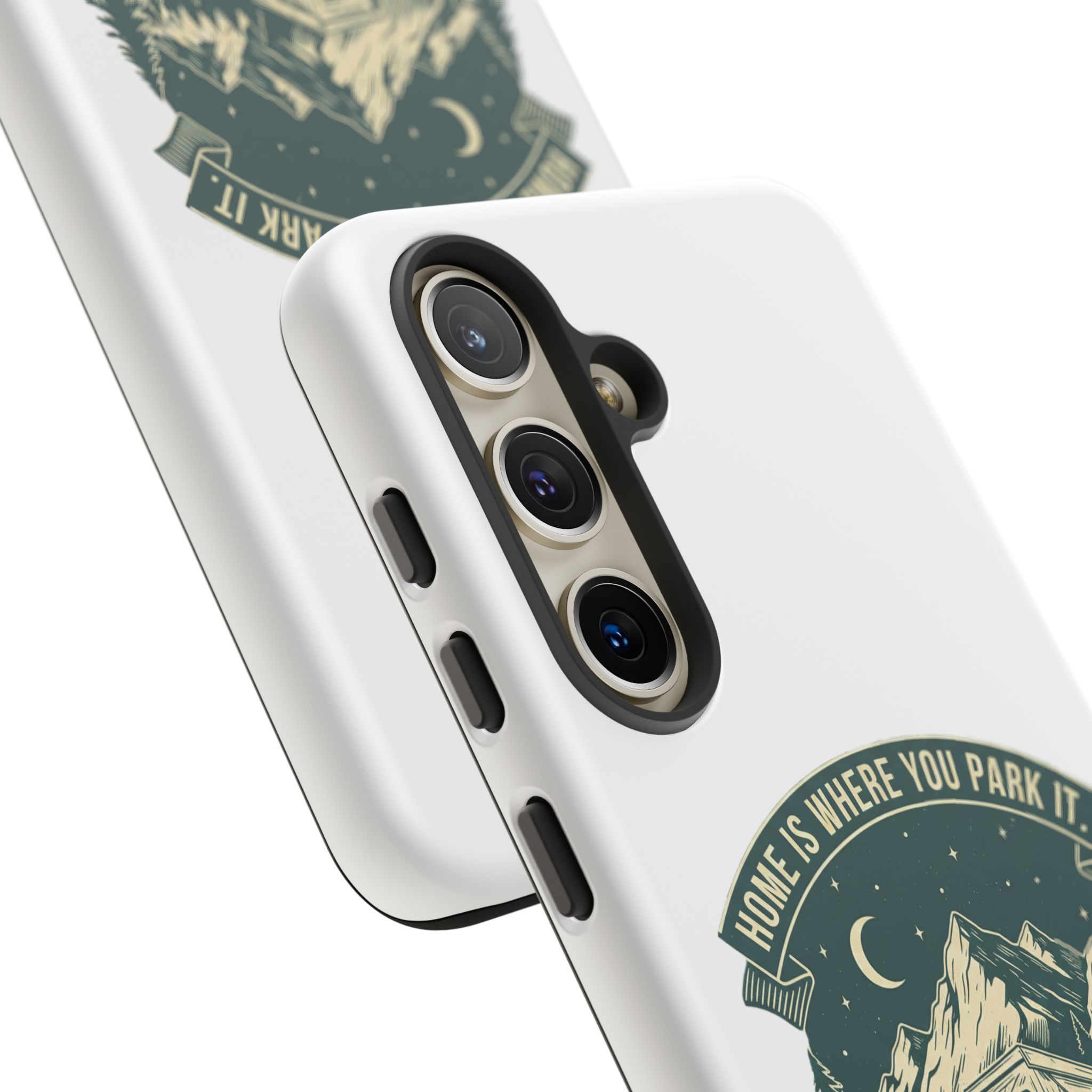 Phone Case — "Home Is Where You Park It-Adventure is the destination" Camper Van Design