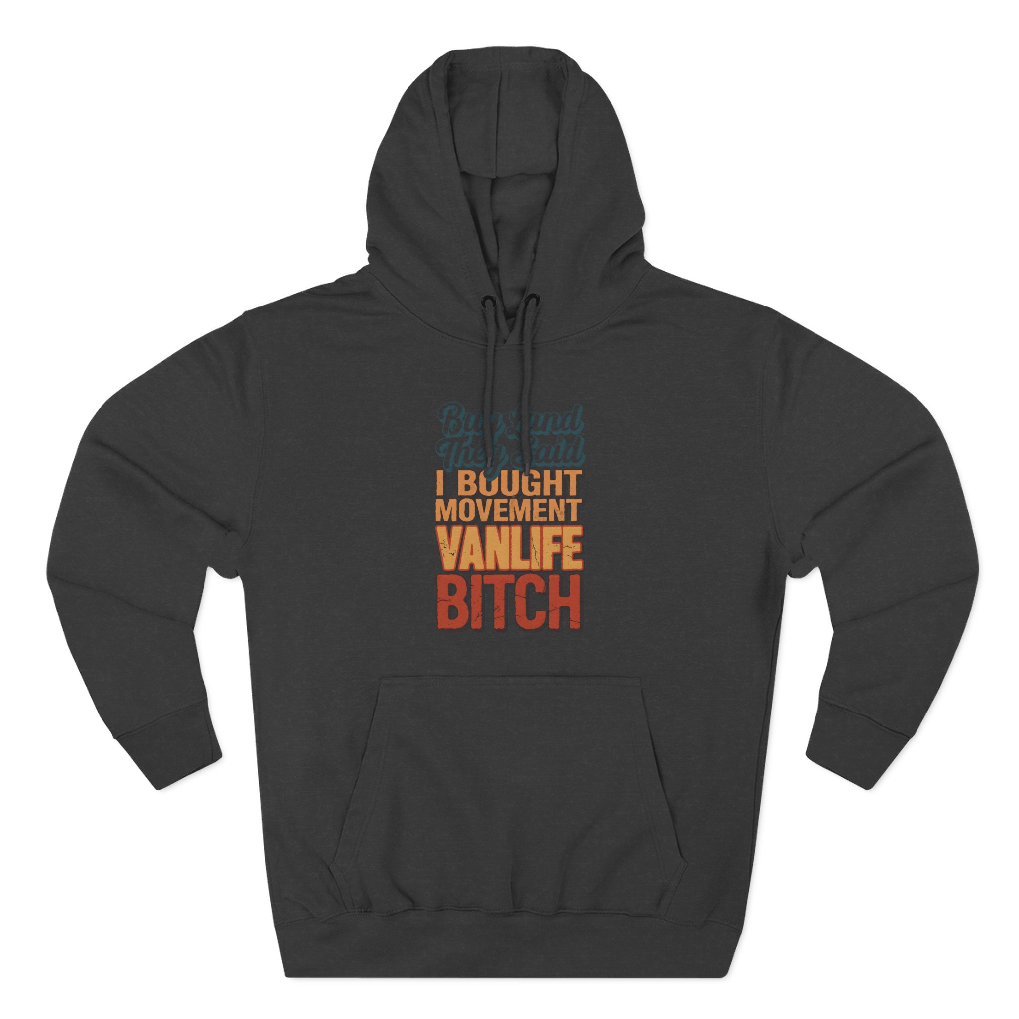 2527214362653275987_2048.jpeg Three-Panel Fleece Hoodie - "Buy Land They Said" Design F**K-Line