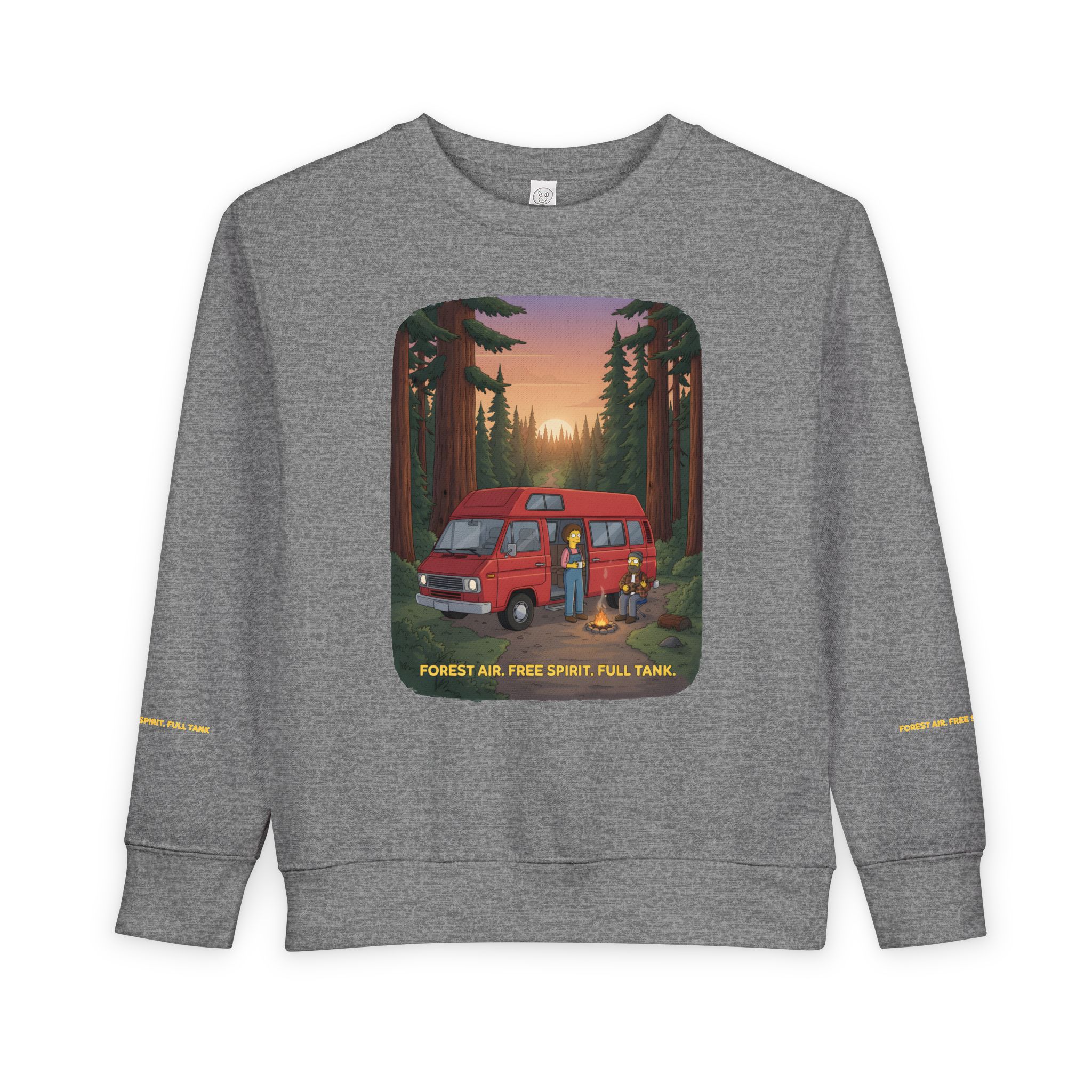 2531881583294105715_2048-1.jpeg Toddler Sweatshirt - "Forest Air Free Spirit Full Tank" (Design Sitcom-Line)