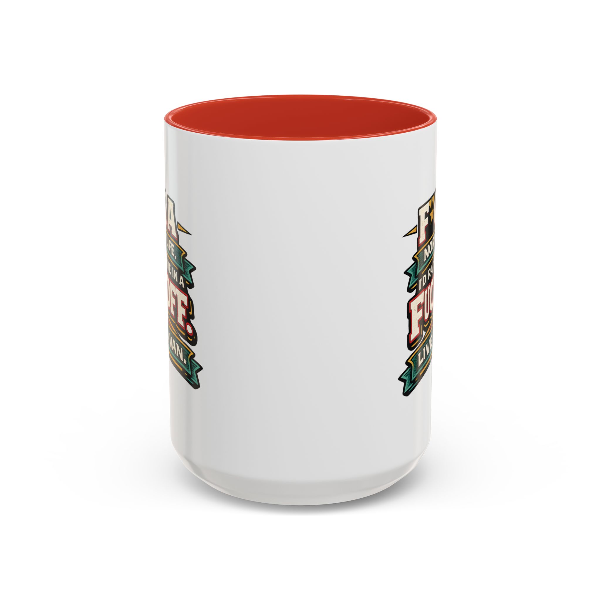 2565535375241928049_2048.jpeg Accent Coffee Mug (11, 15oz) — "Fuck A Normal Life" Design F**K-Line