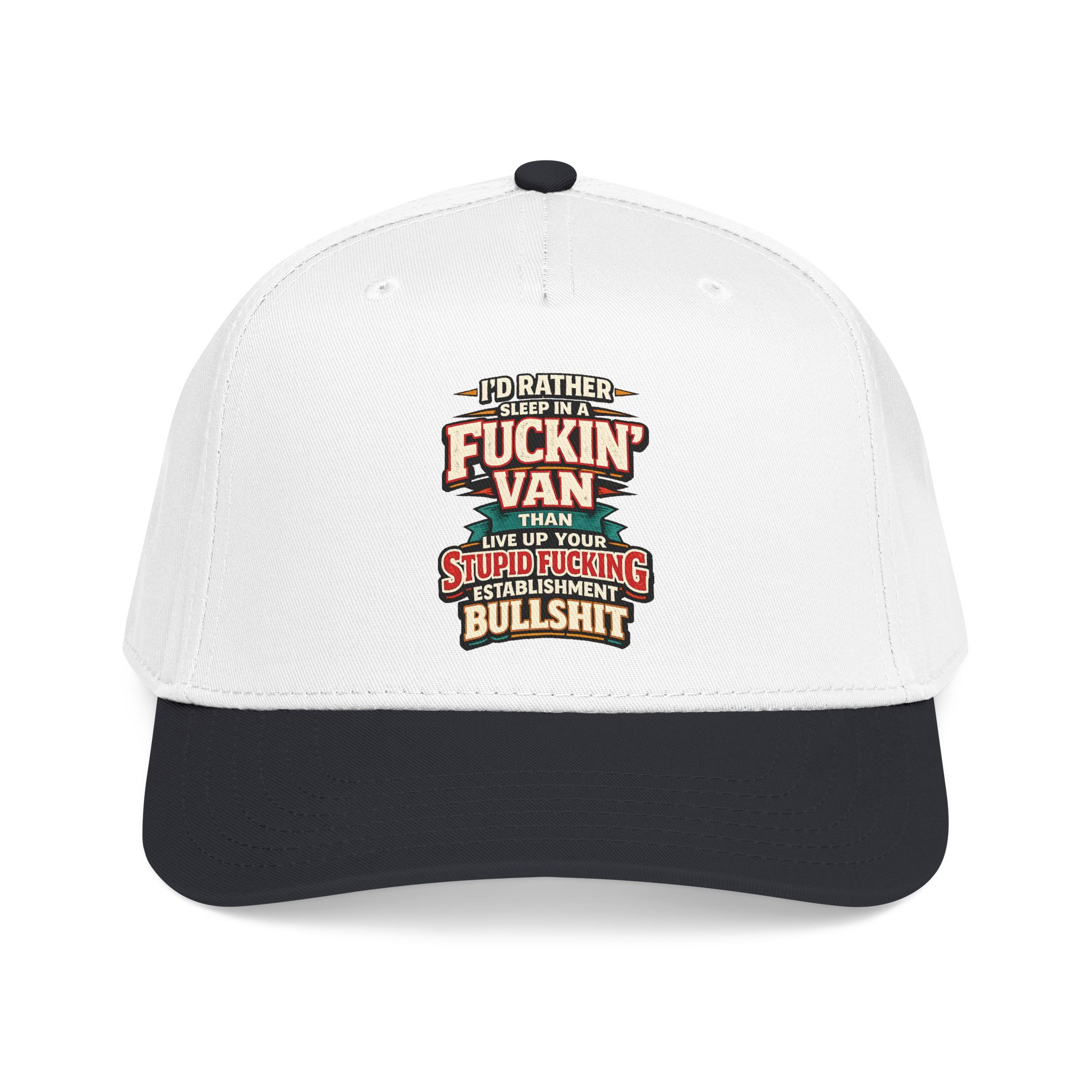 Baseball Cap - "I´d Rather Sleep in A Fucking Van" Design F**K-Line