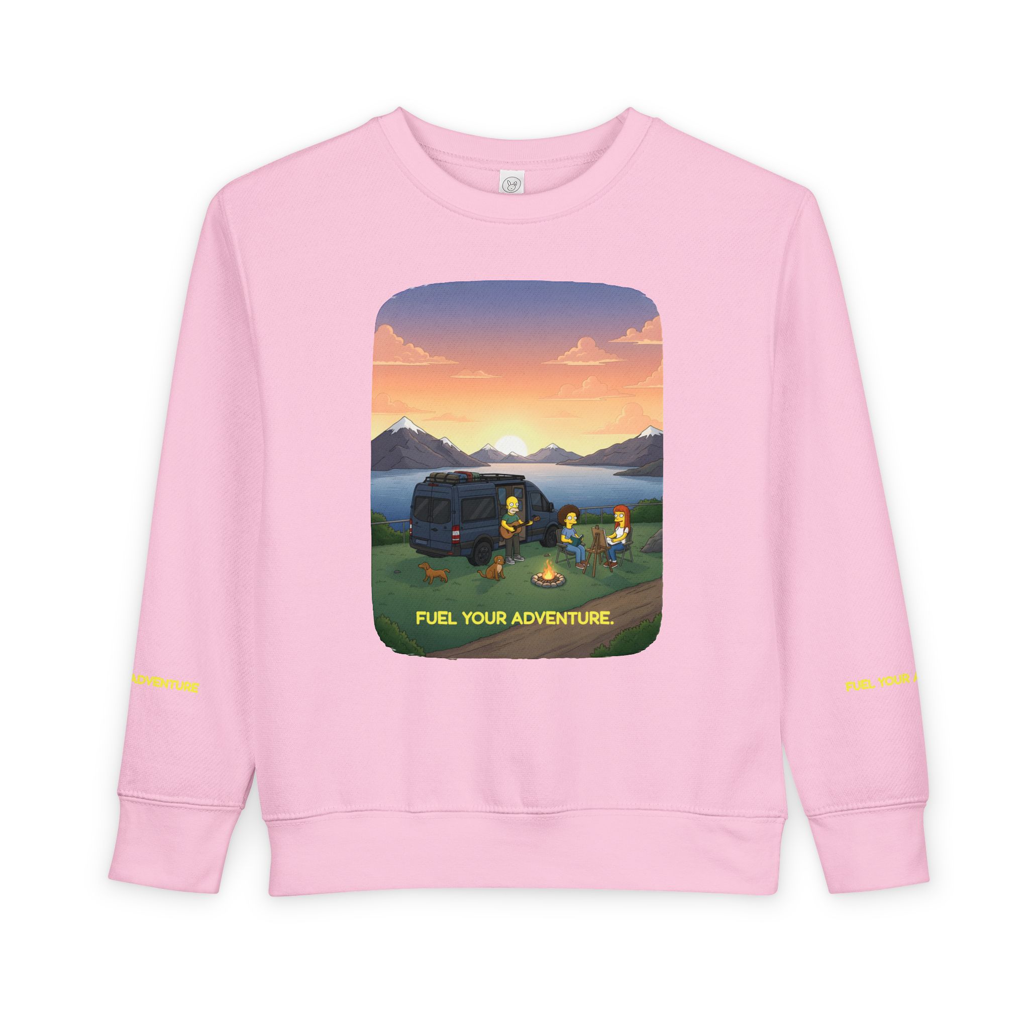 Toddler Sweatshirt - "Fuel Your Adventure" (Design Sitcom-Line)