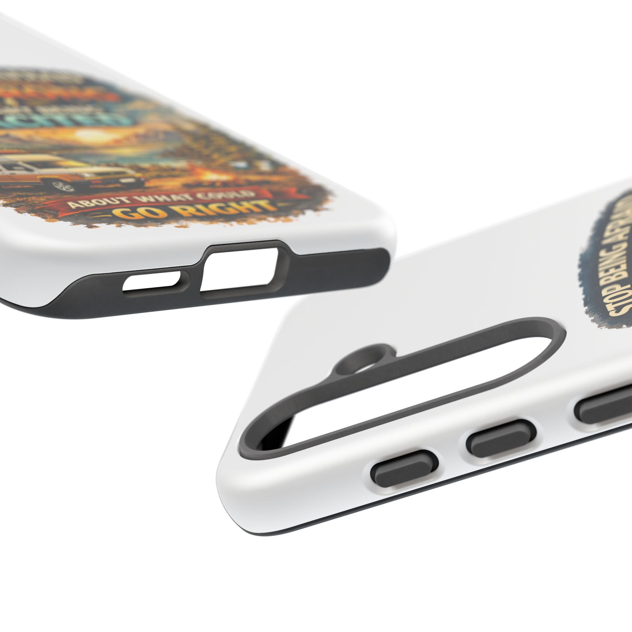 Phone Case — "Stop Being Afraid" (Design Scenic-Line)