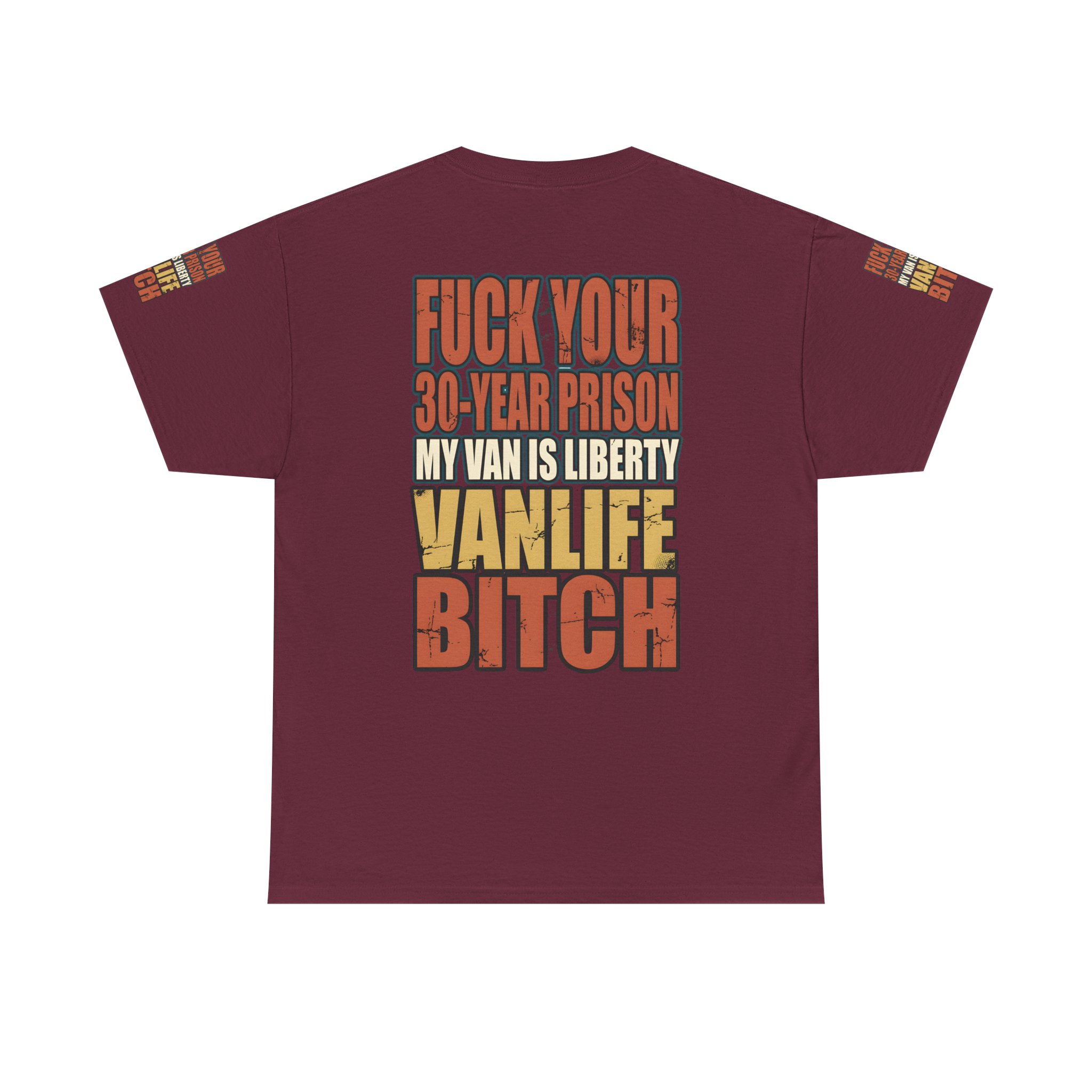 Unisex Heavy Cotton Tee — "Fuck Your 30 Year" Design F**K-Line
