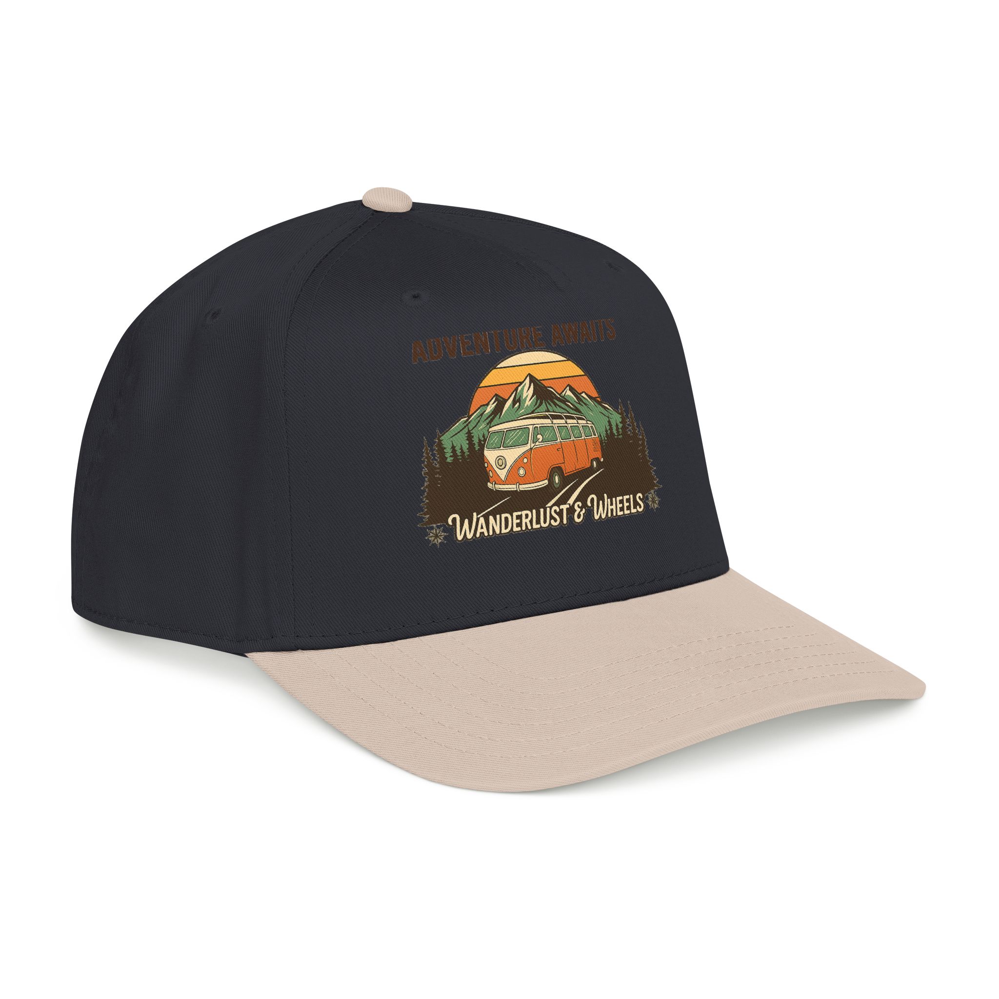 Baseball Cap - "Home Is Where You Adventure Awaits" Mid Profile Baseball Cap