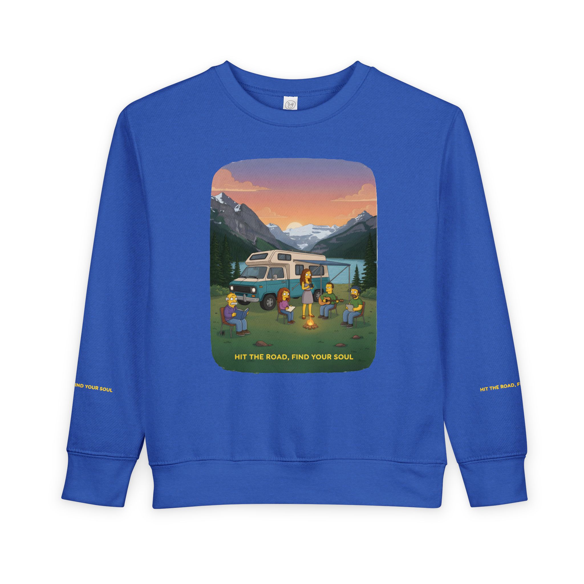 Toddler Sweatshirt - "Hit The Road-Find Your Soul" (Design Sitcom-Line)