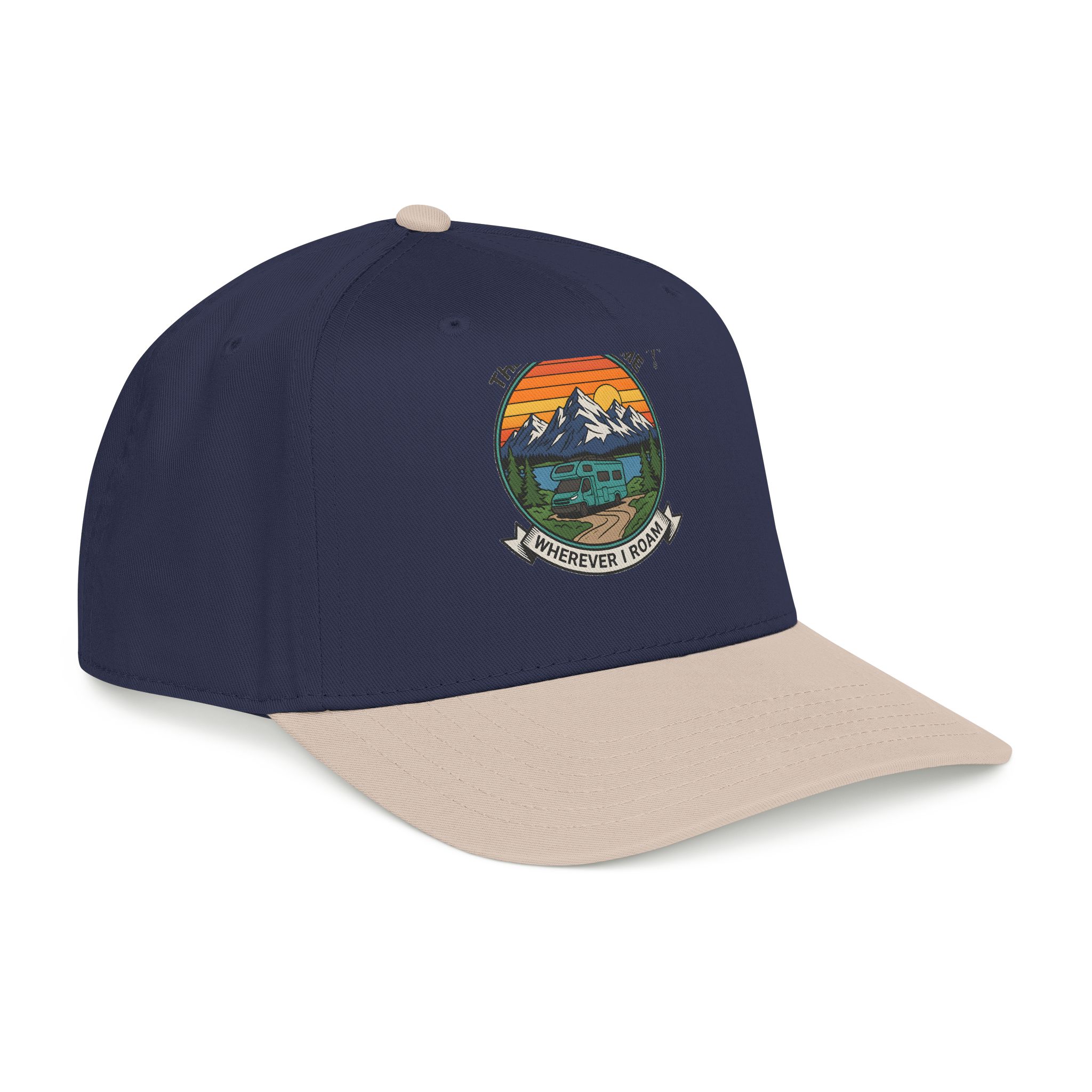 Baseball Cap — "The Road Is Home, Wherever I Roam"