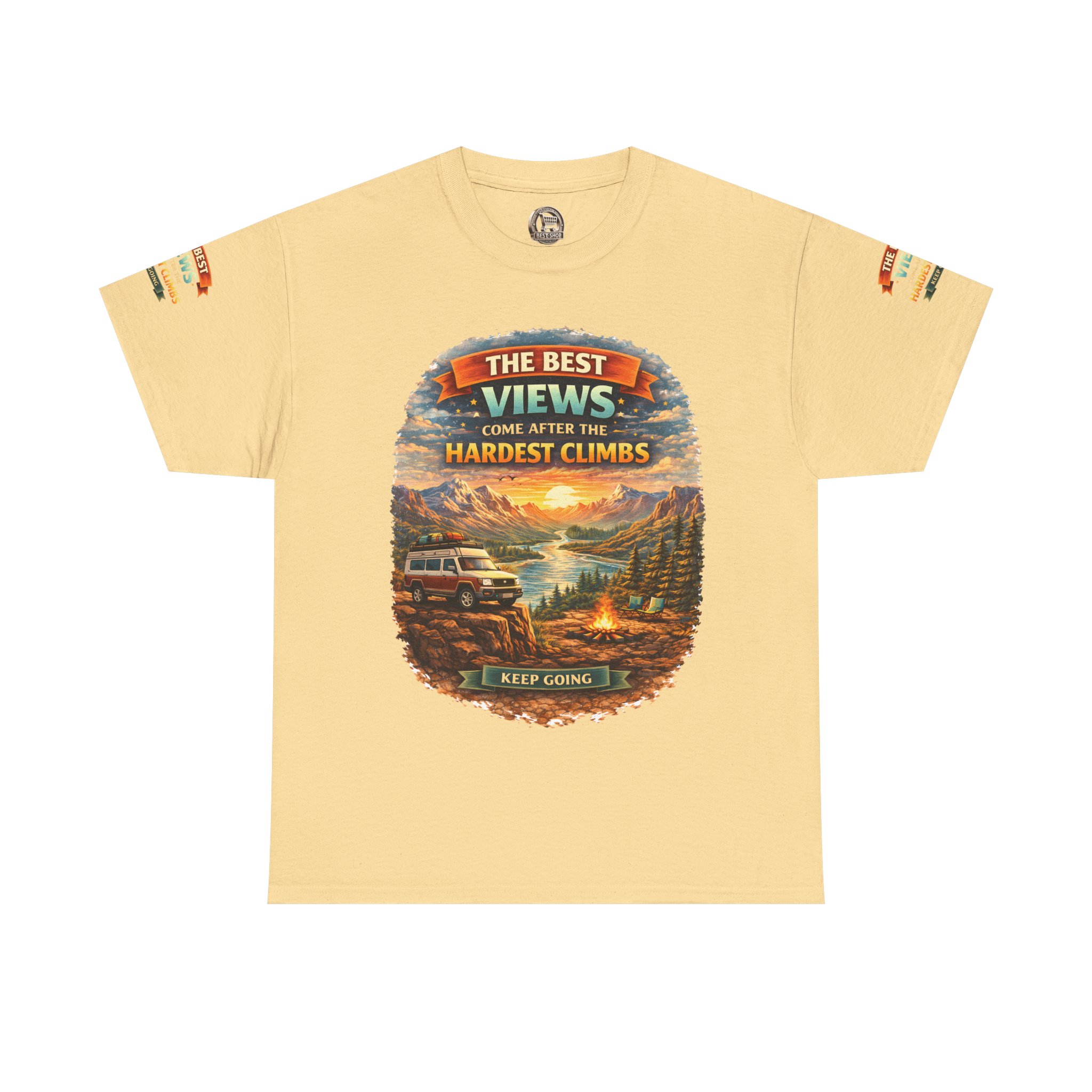 2659638211205799010_2048.jpeg Unisex Heavy Cotton Tee — "The Best Views" Design Scenic-Line