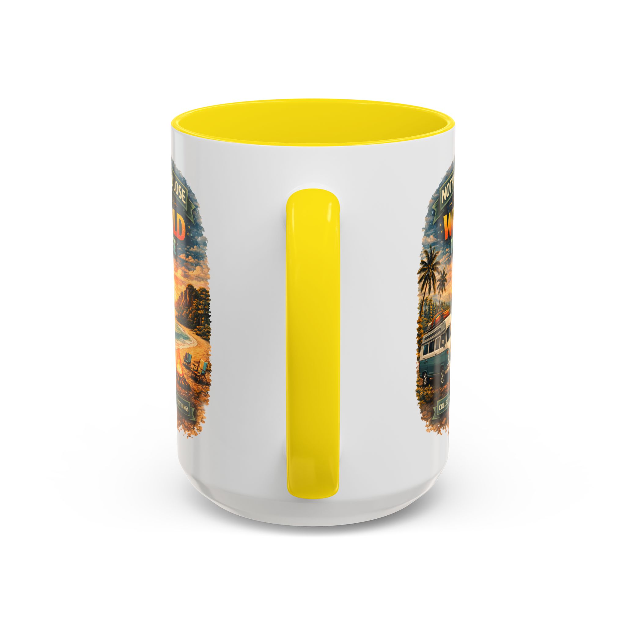 Accent Coffee Mug (11, 15oz) — "Nothing To Lose" Design Scenic-Line