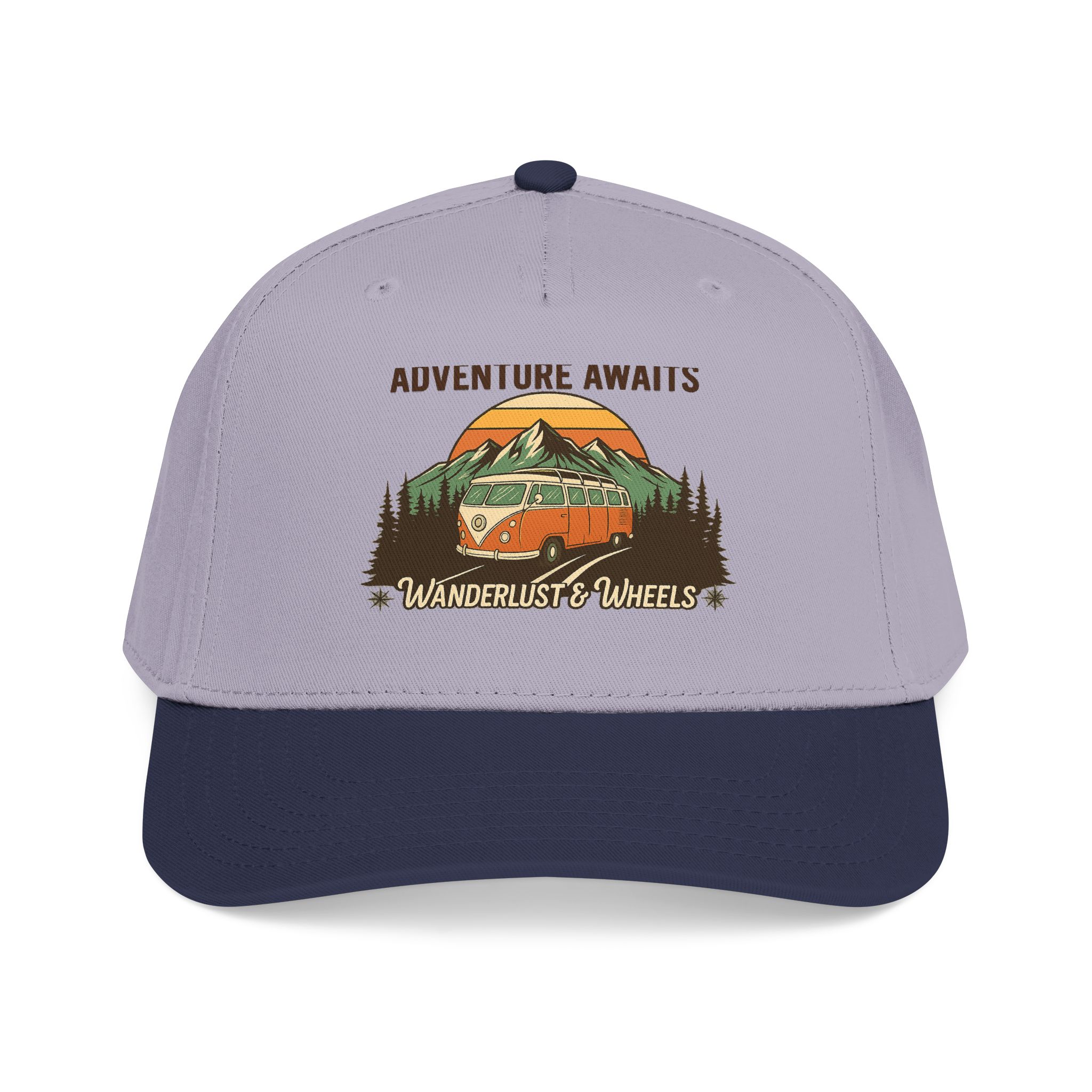 Baseball Cap - "Home Is Where You Adventure Awaits" Mid Profile Baseball Cap