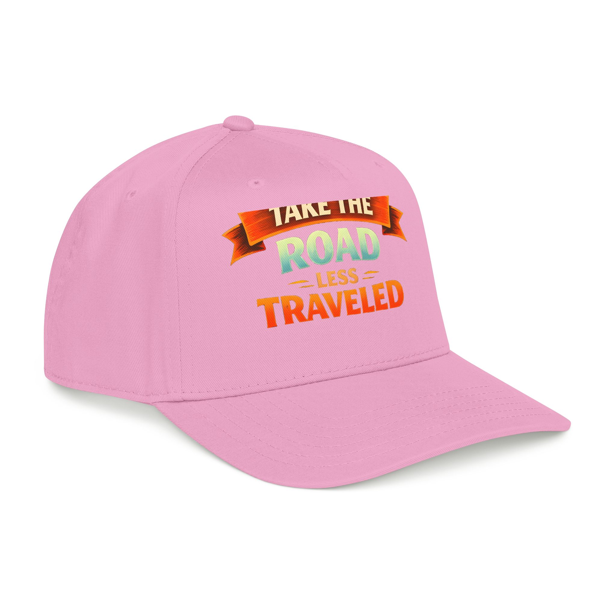 Baseball Cap - "Take The Road Less Traveled" Design Scenic-Line