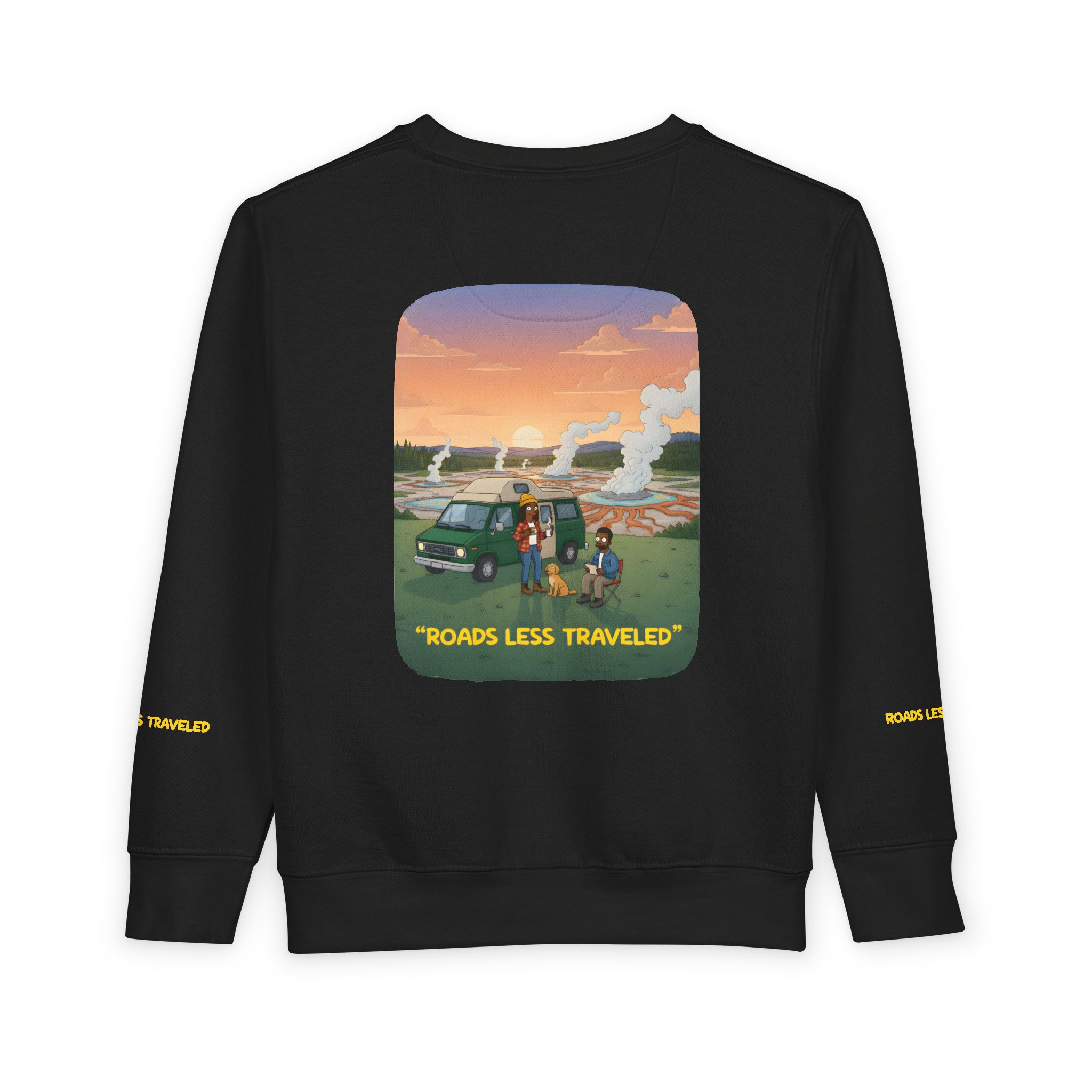 Toddler Sweatshirt - "Roads Less Traveled" (Design Sitcom-Line)
