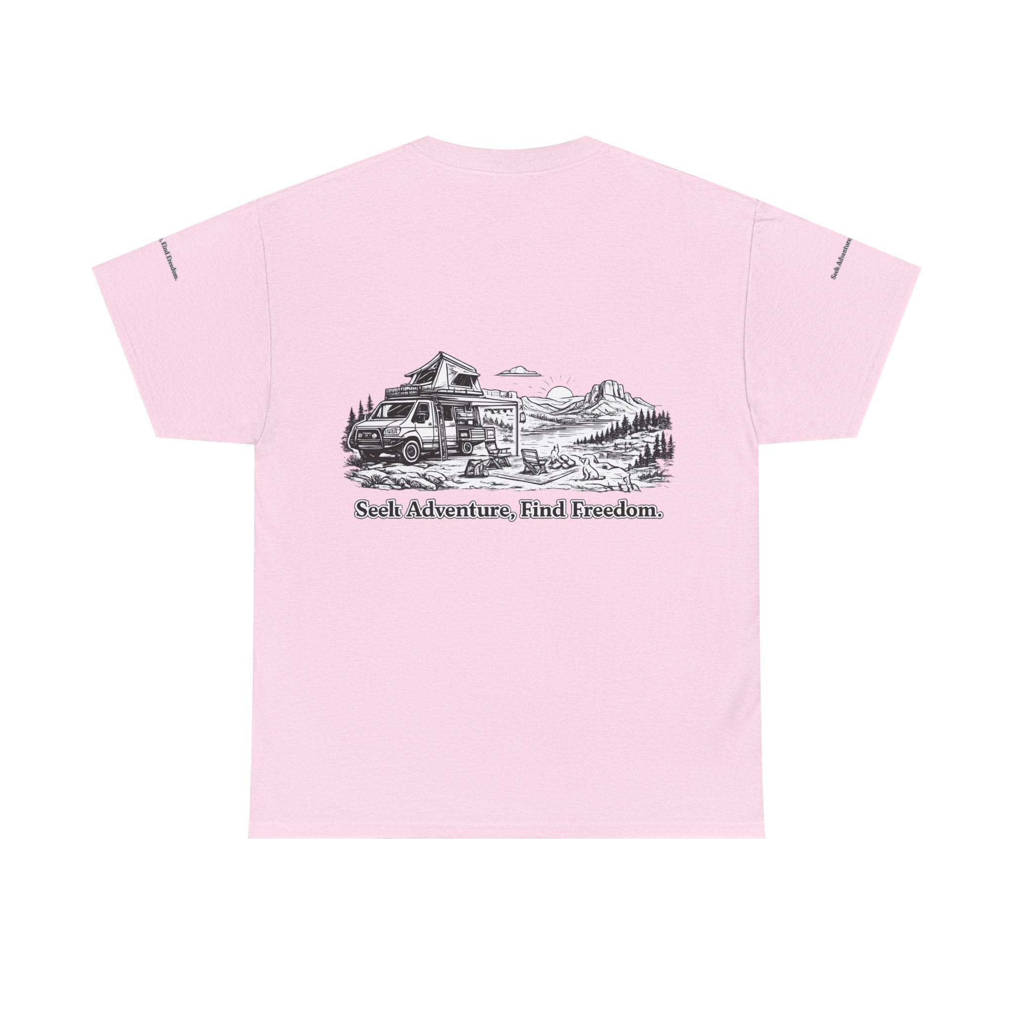 2722880827949678671_2048.jpeg Unisex Heavy Cotton Tee — "Seek Adventure, Find Freedom" Design Minimal-Line