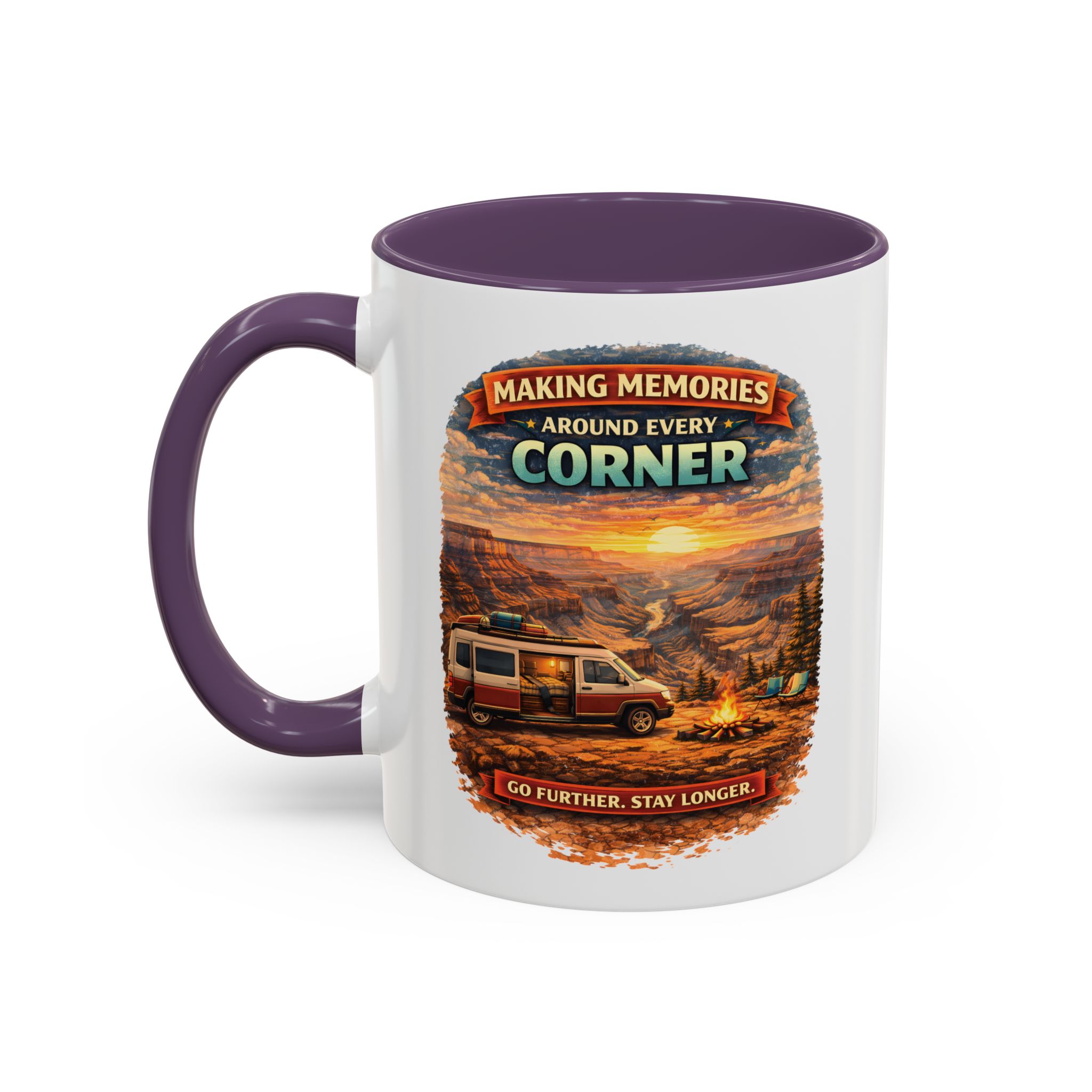 2743850827694600220_2048.jpeg Accent Coffee Mug (11, 15oz) — "Making Memories Around Every Corner" Design Scenic-Line