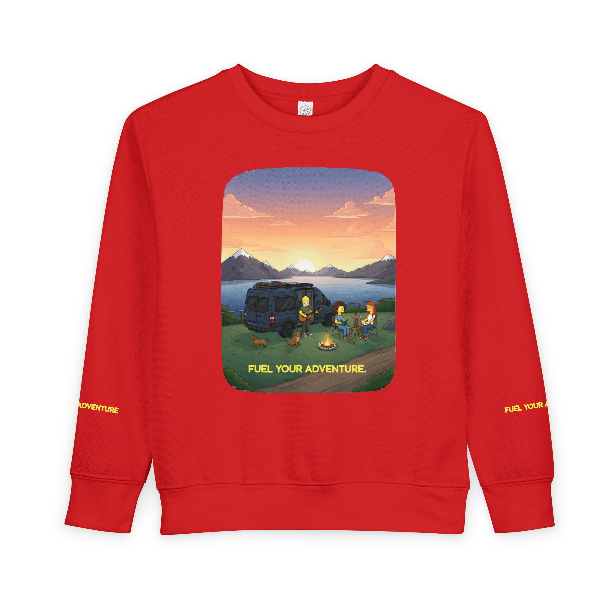 Toddler Sweatshirt - "Fuel Your Adventure" (Design Sitcom-Line)