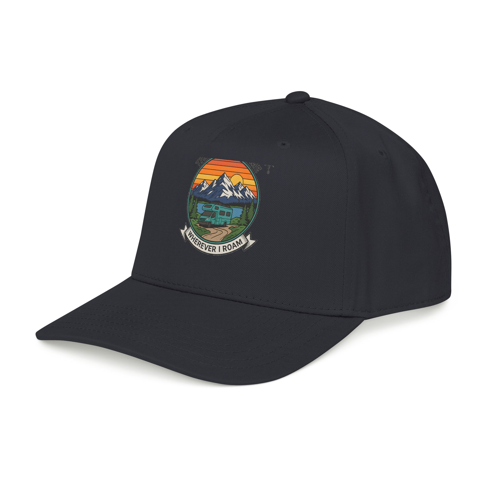 Baseball Cap — "The Road Is Home, Wherever I Roam"