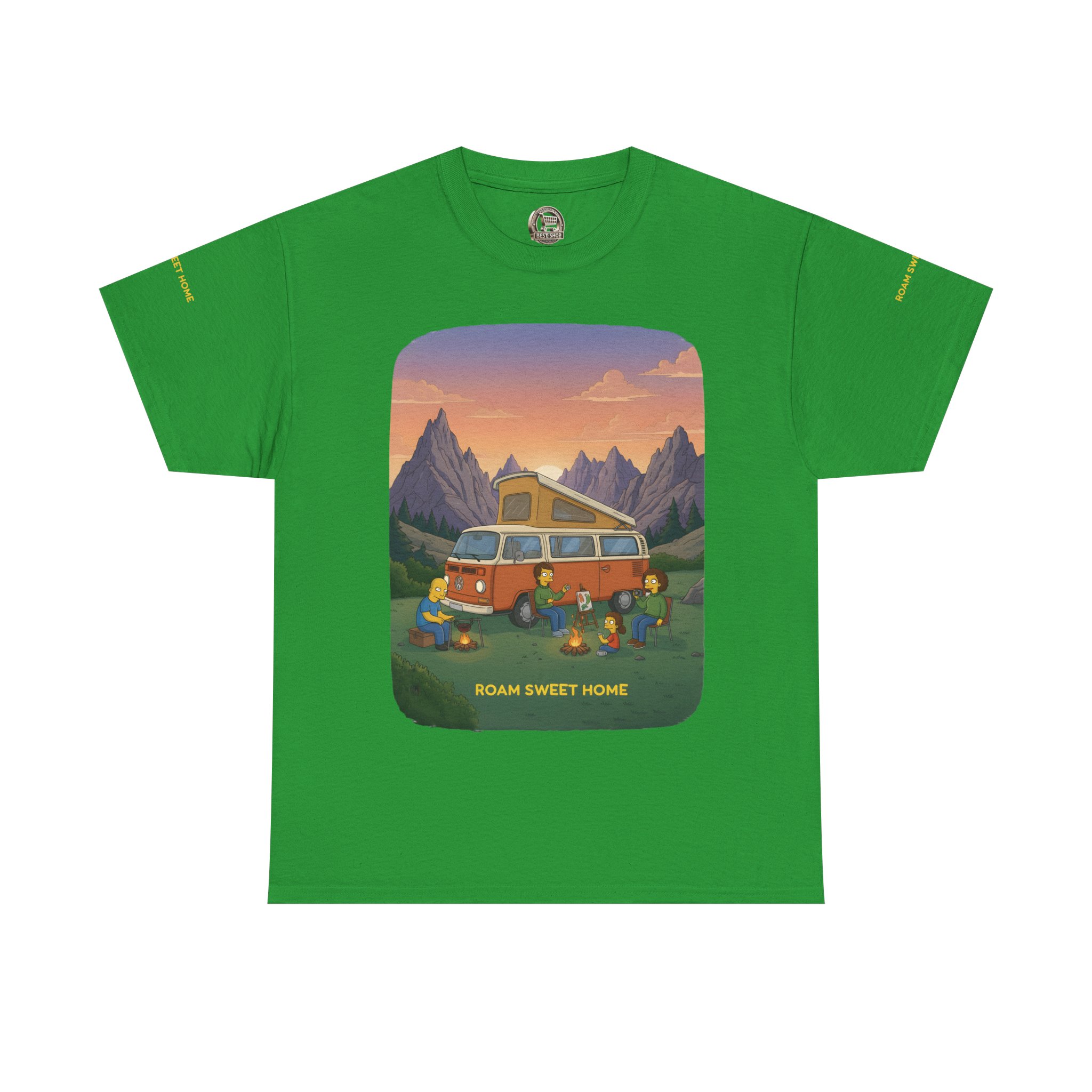 Unisex Heavy Cotton Tee — "Roam Sweet Home" Design Sitcom-Line
