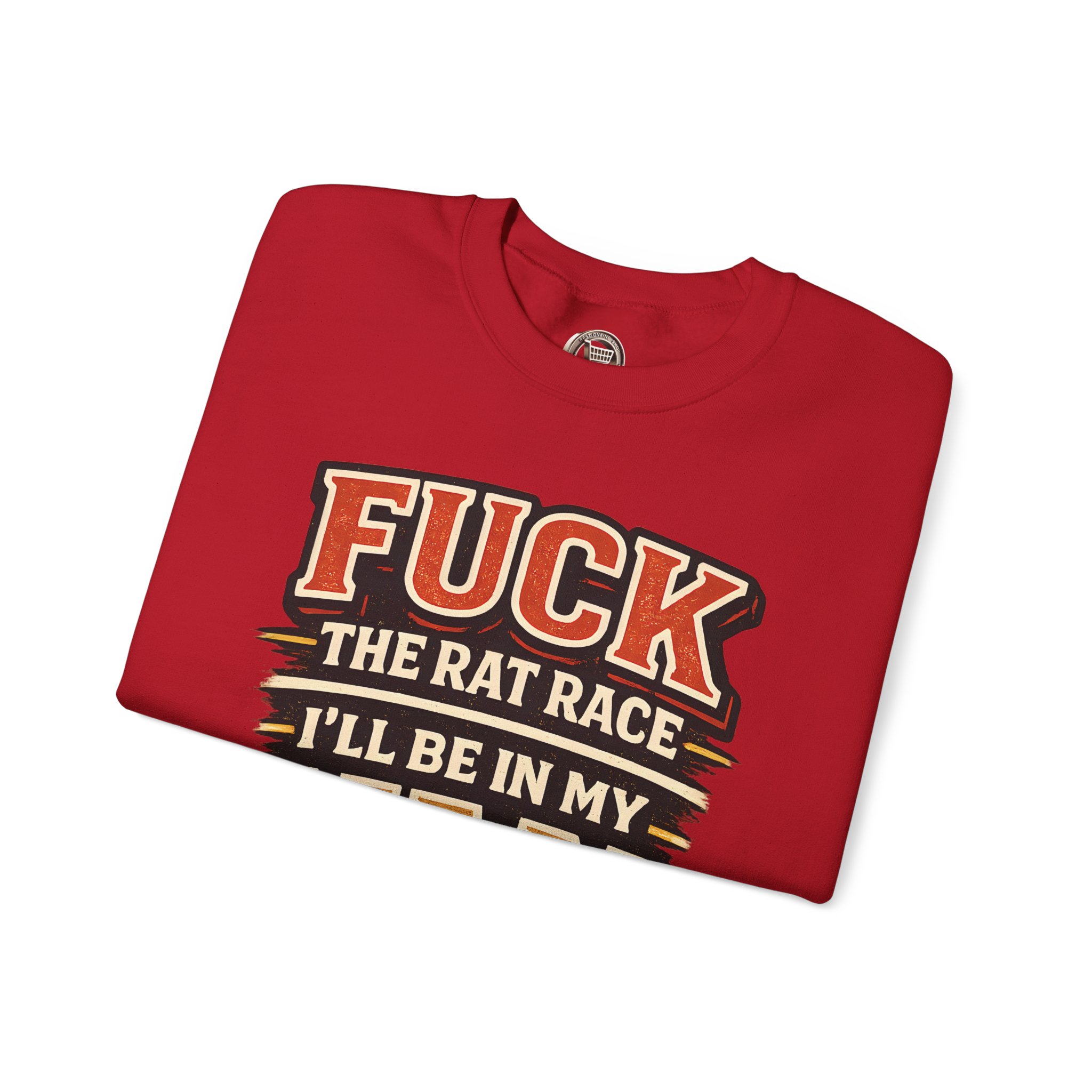27975496139219735_2048.jpeg Unisex Heavy Blend™ Crewneck Sweatshirt — "Fuck The Rat Race" Design F**K-Line