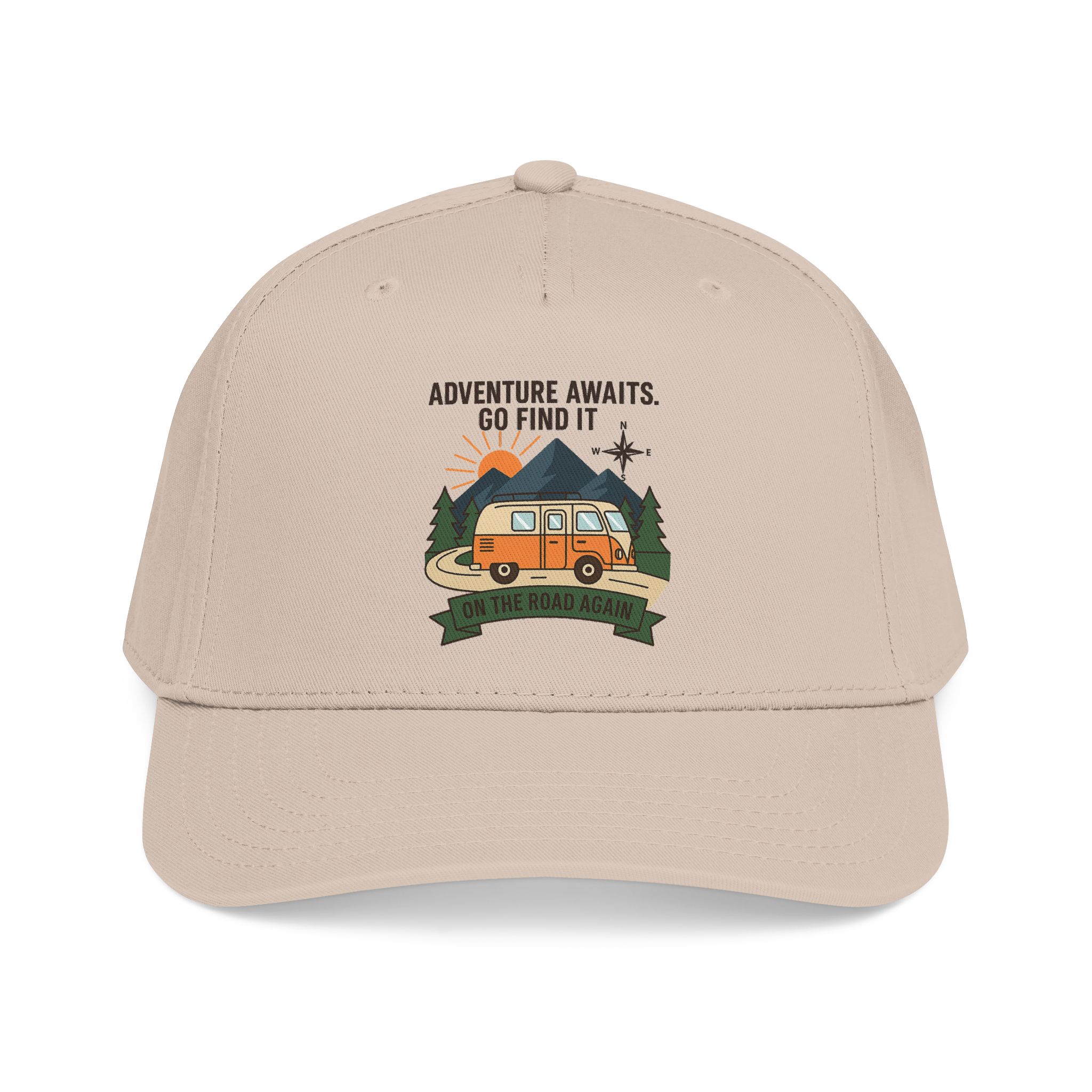 Baseball Cap - "Adventure Awaits" Outdoor Travel Hat