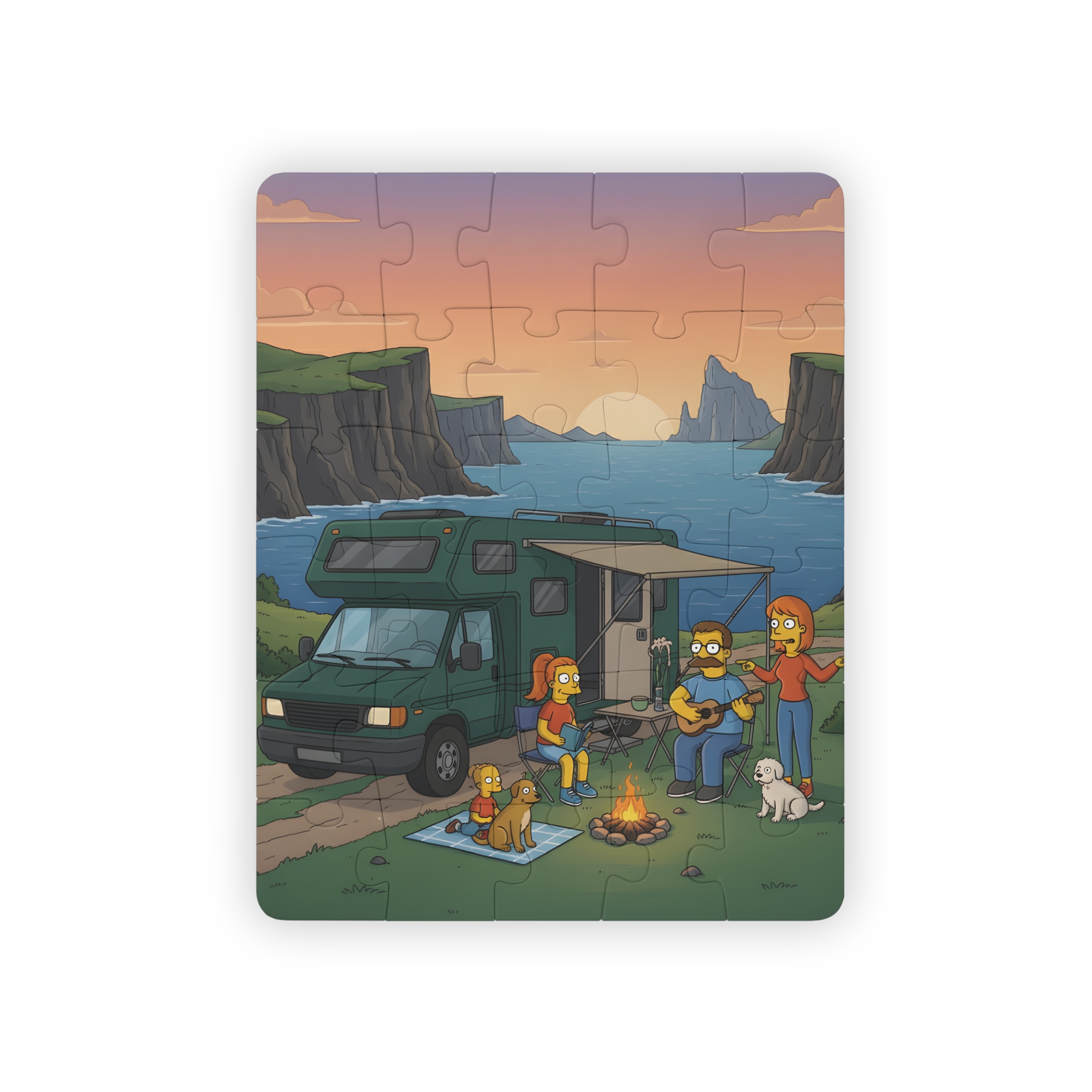 2812457739137890545_2048.jpeg Kids' 30‑Piece Camping Puzzle— Family RV Camping Jigsaw for Children