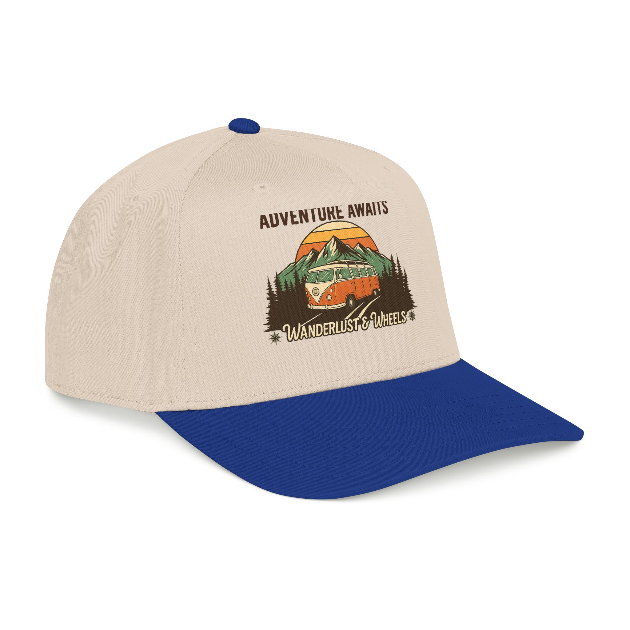 Baseball Cap - "Home Is Where You Adventure Awaits" Mid Profile Baseball Cap