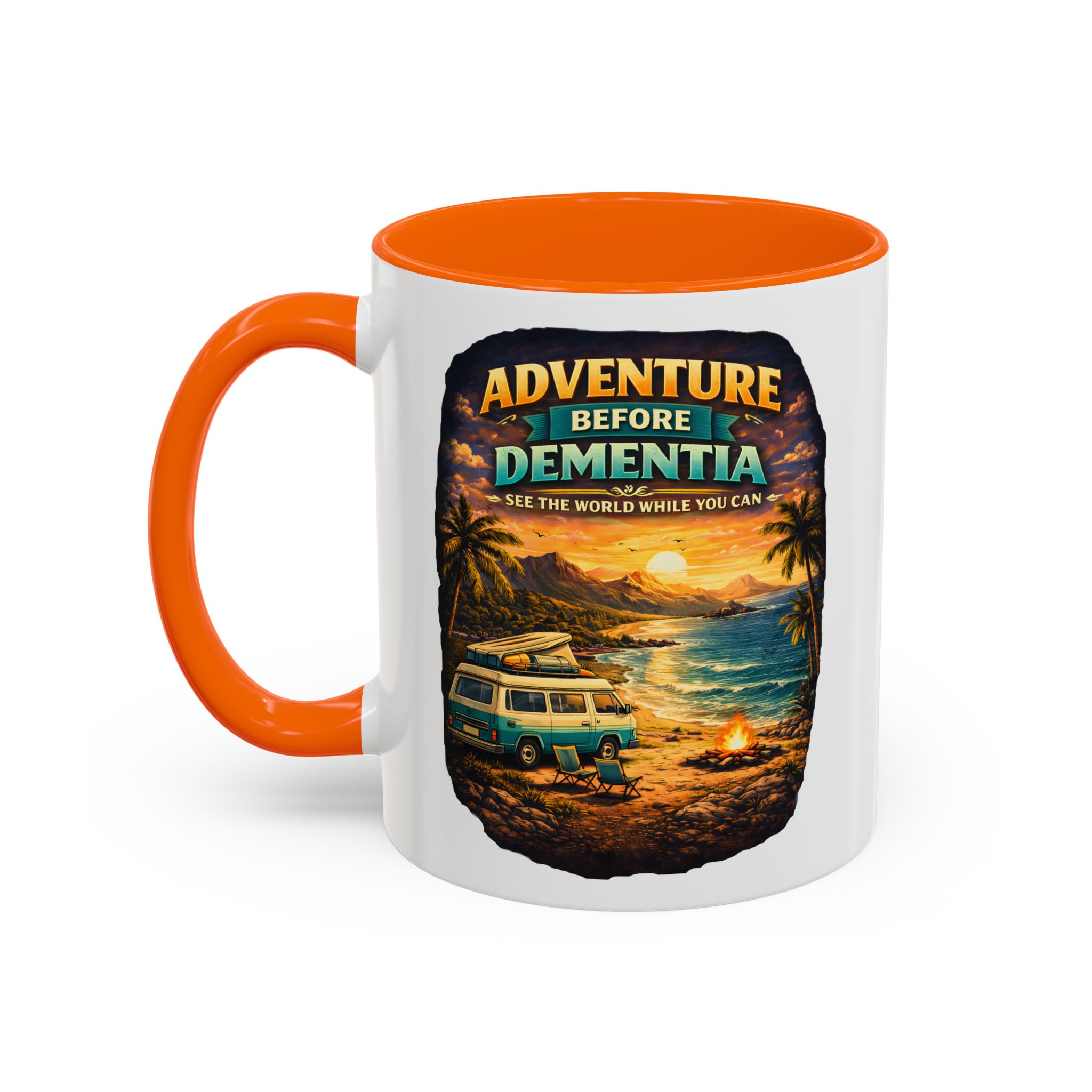 2832077049691136463_2048.jpeg Accent Coffee Mug (11, 15oz) — "Adventure Before Dementia" Design Scenic-Line