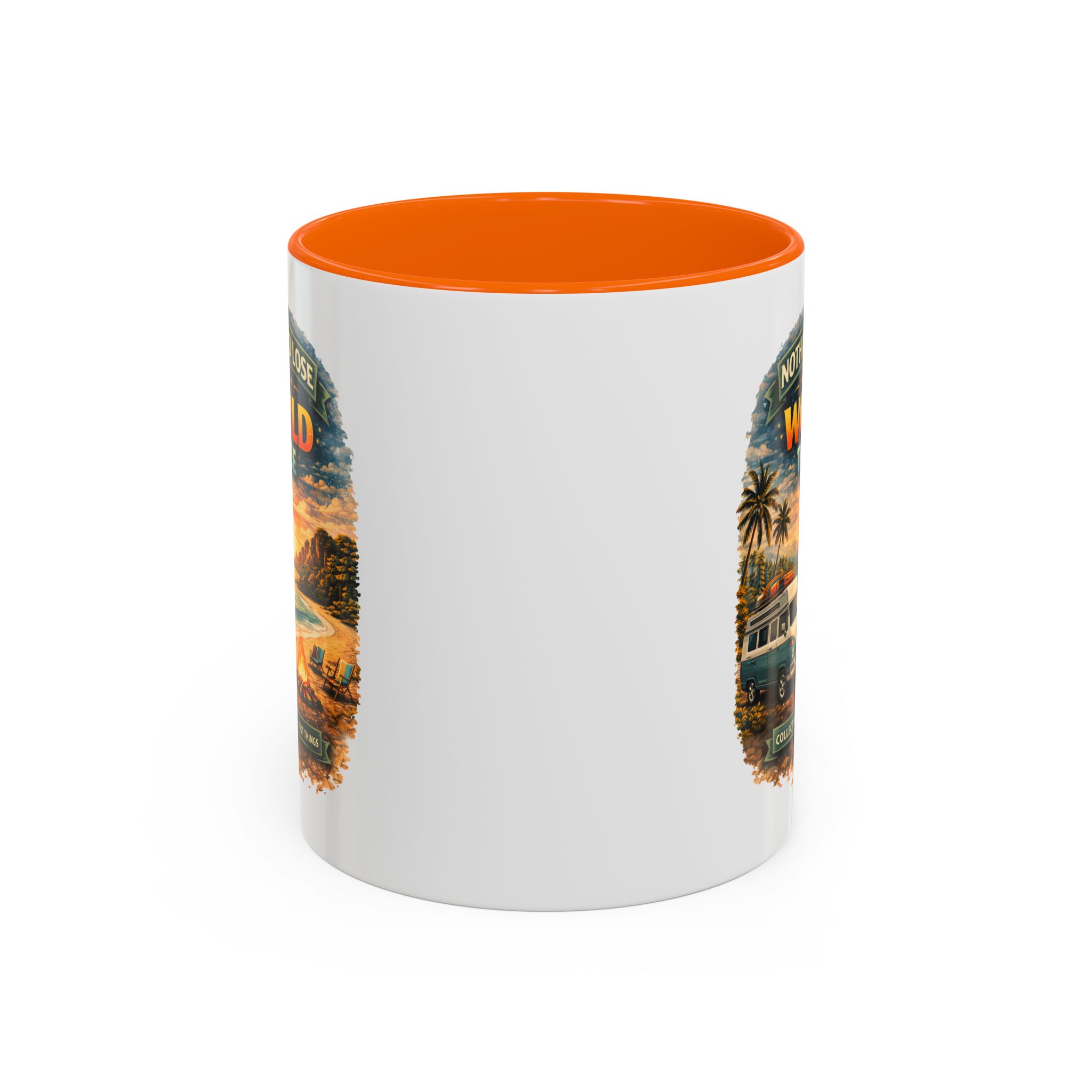 Accent Coffee Mug (11, 15oz) — "Nothing To Lose" Design Scenic-Line