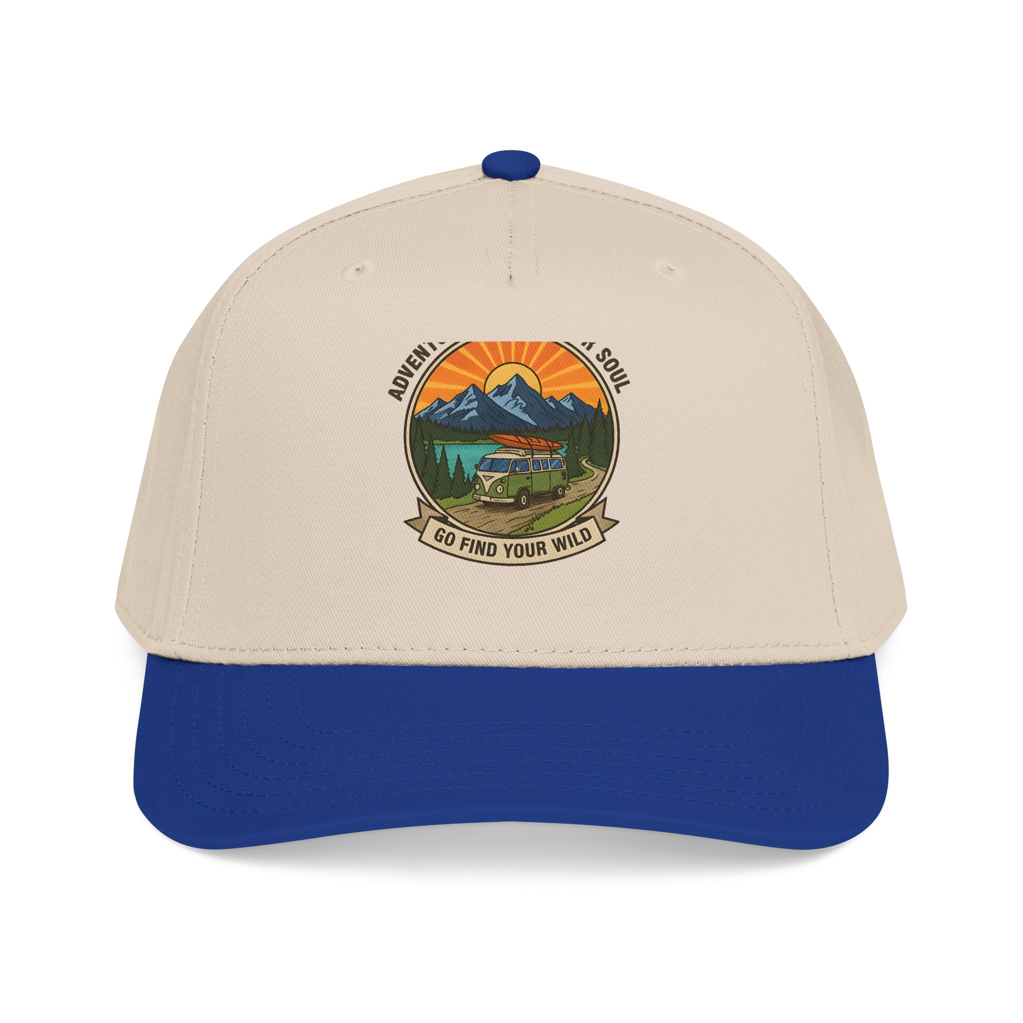 Baseball Cap — "Go Find Your Wild" Outdoor Patch