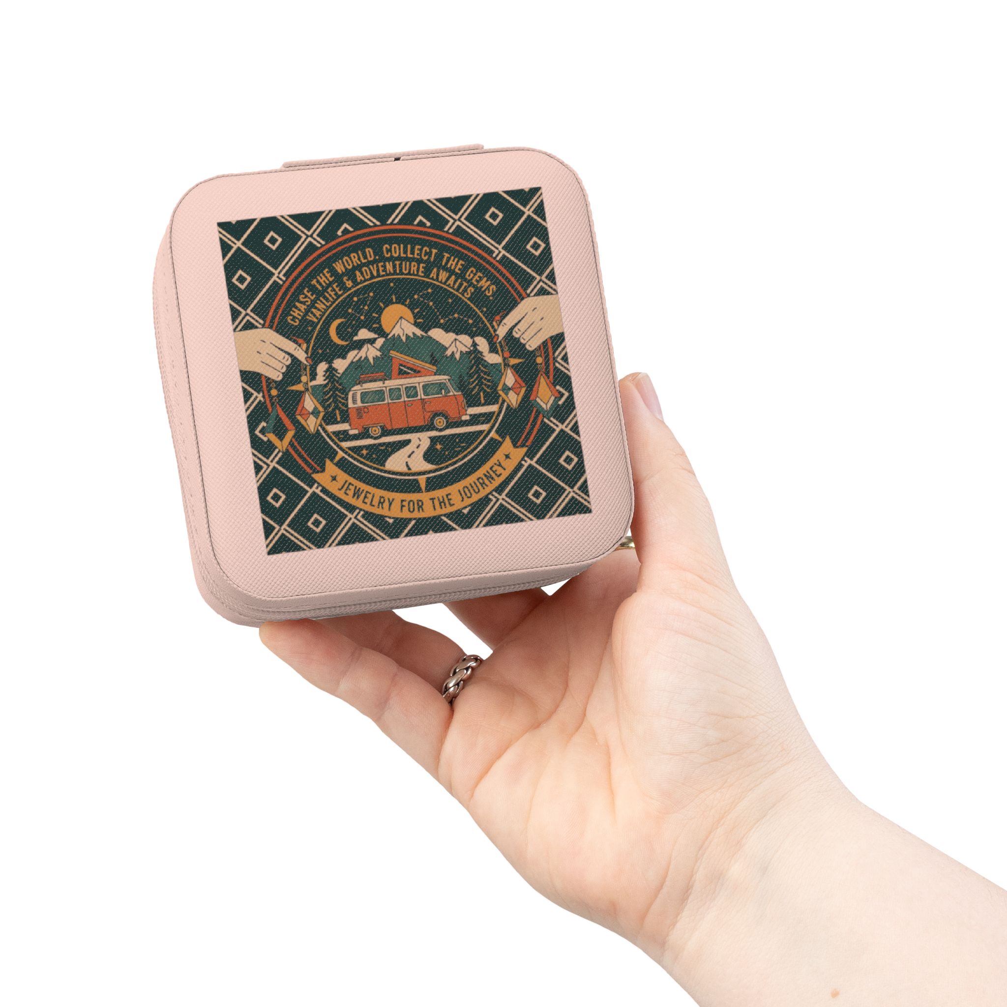 Jewelry Travel Case – Compact Organizer for Rings, Necklaces & Earrings