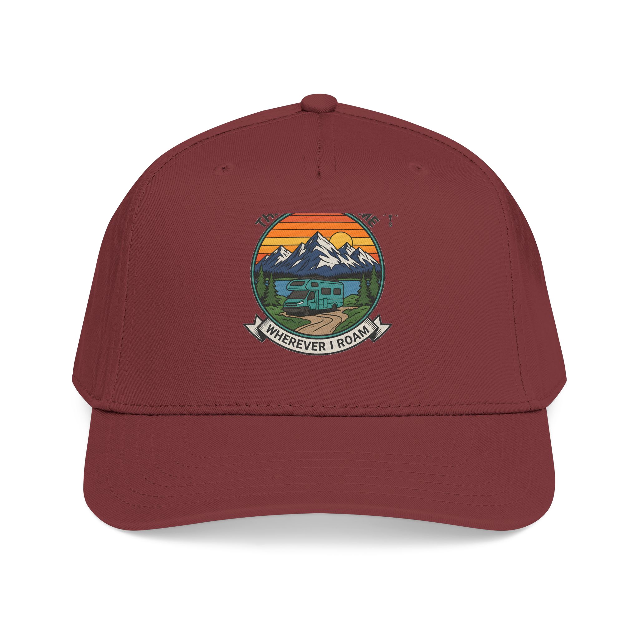 Baseball Cap — "The Road Is Home, Wherever I Roam"