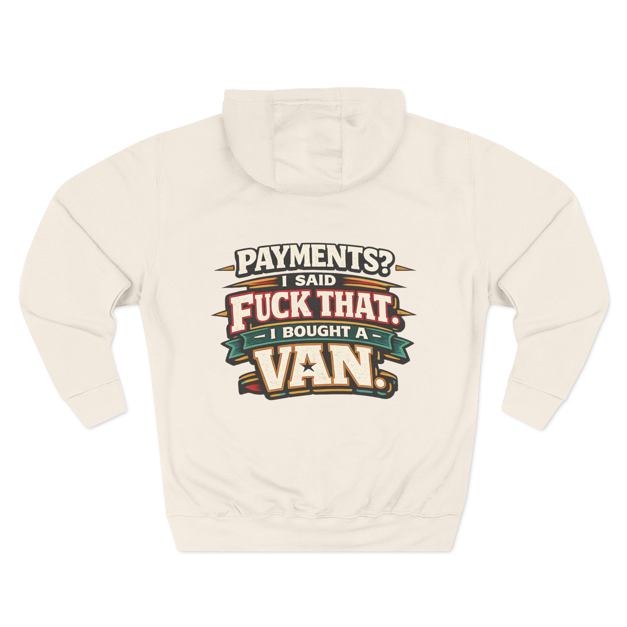2866675434280881829_2048.jpeg Three-Panel Fleece Hoodie - "Payments?I Said" Design F**K-Line