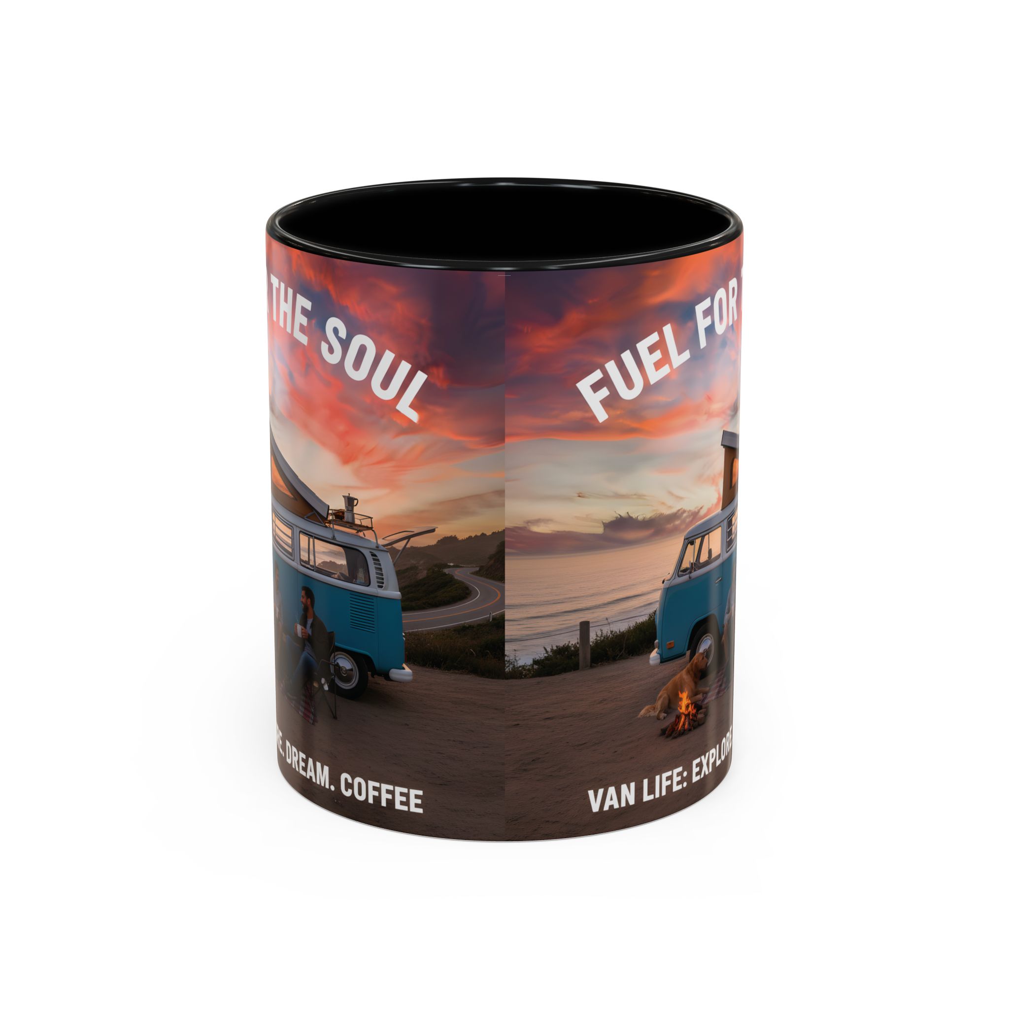 Accent Coffee Mug (11, 15oz) — "Fuel for the Soul"