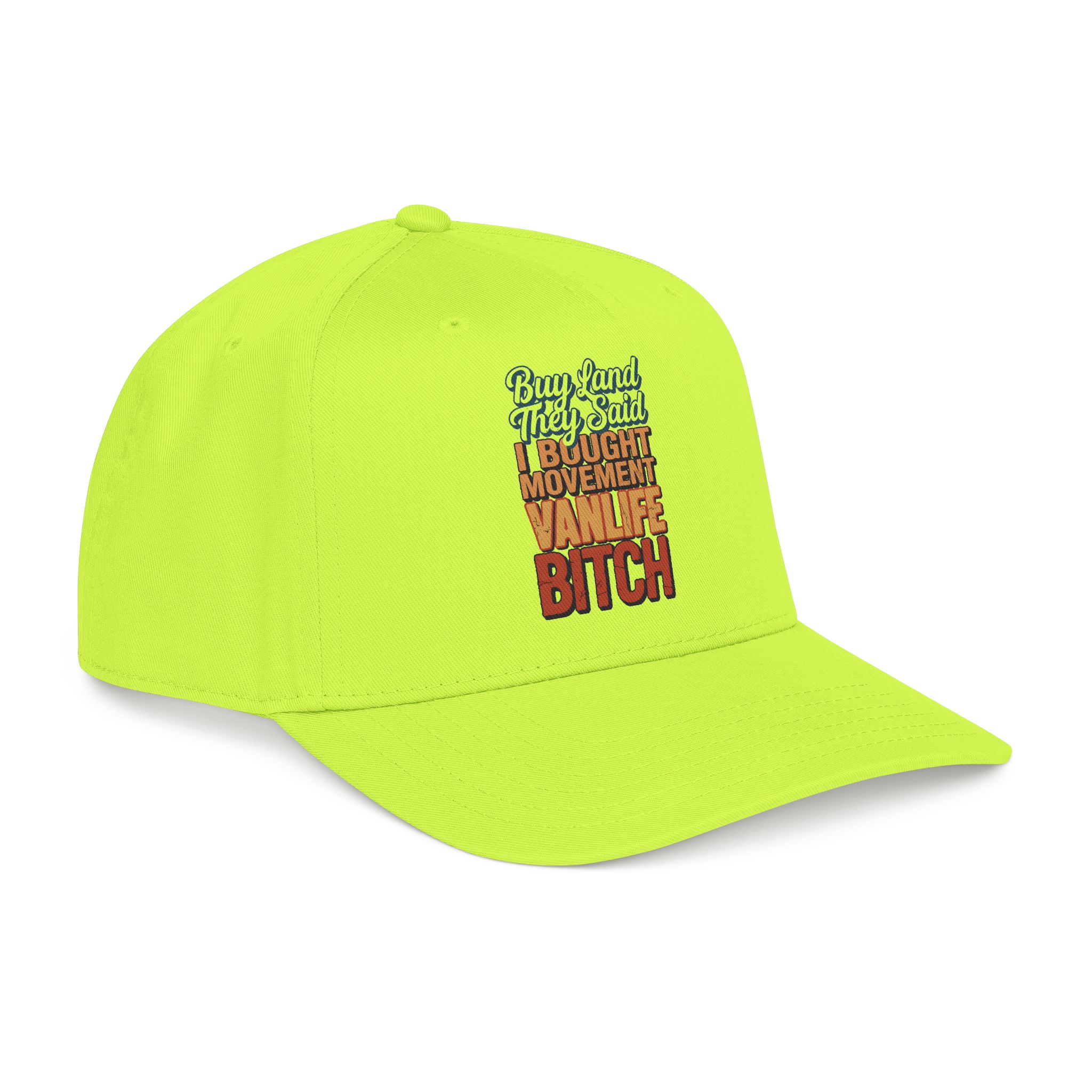Baseball Cap - "Buy Land They Said" Design F**K-Line