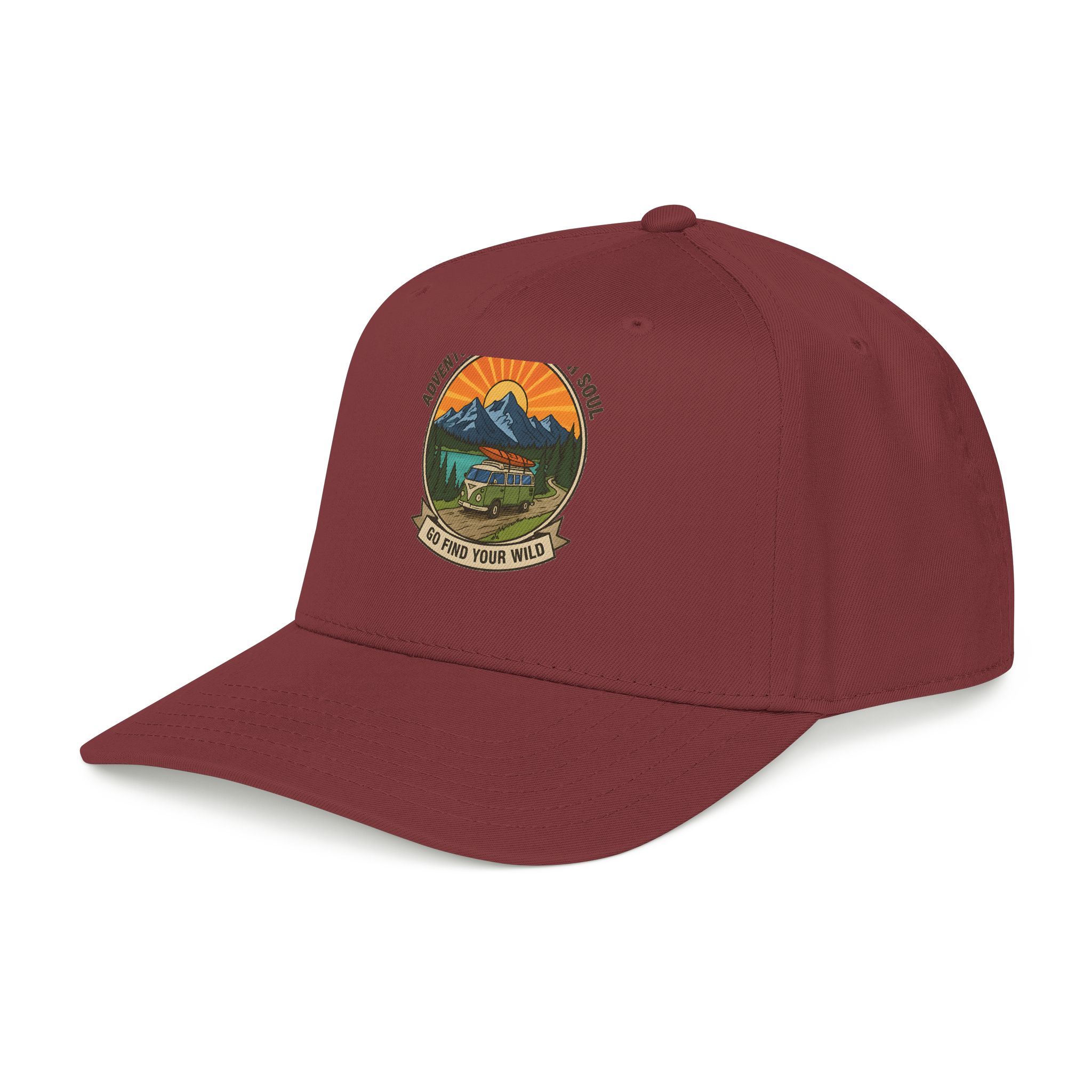 Baseball Cap — "Go Find Your Wild" Outdoor Patch