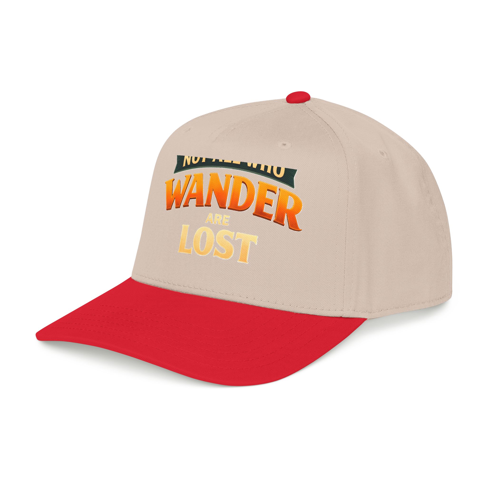 Baseball Cap - "Not All Who Wander Are Lost" Design Scenic-Line