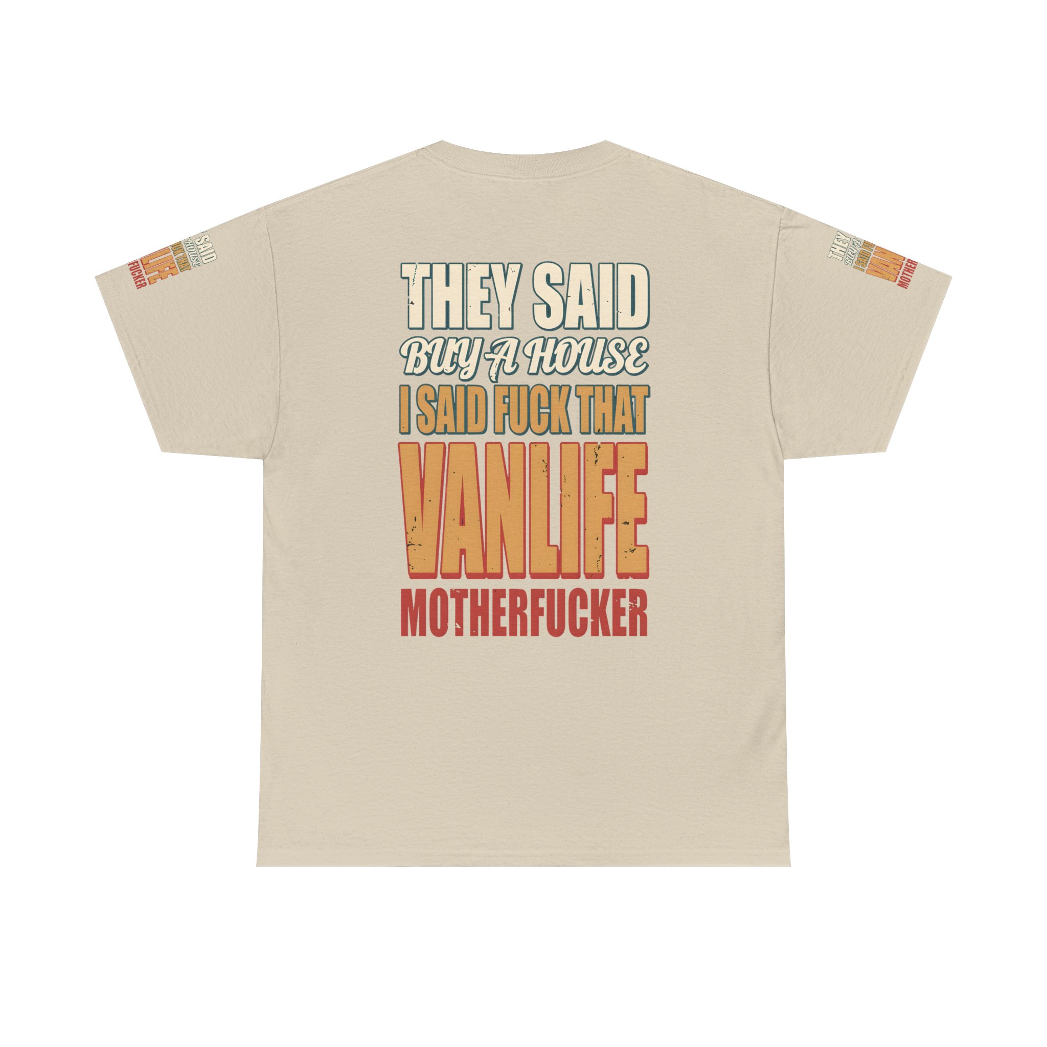 2896356788273981937_2048.jpeg Unisex Heavy Cotton Tee — "They Said Buy A House" Design F**K-Line