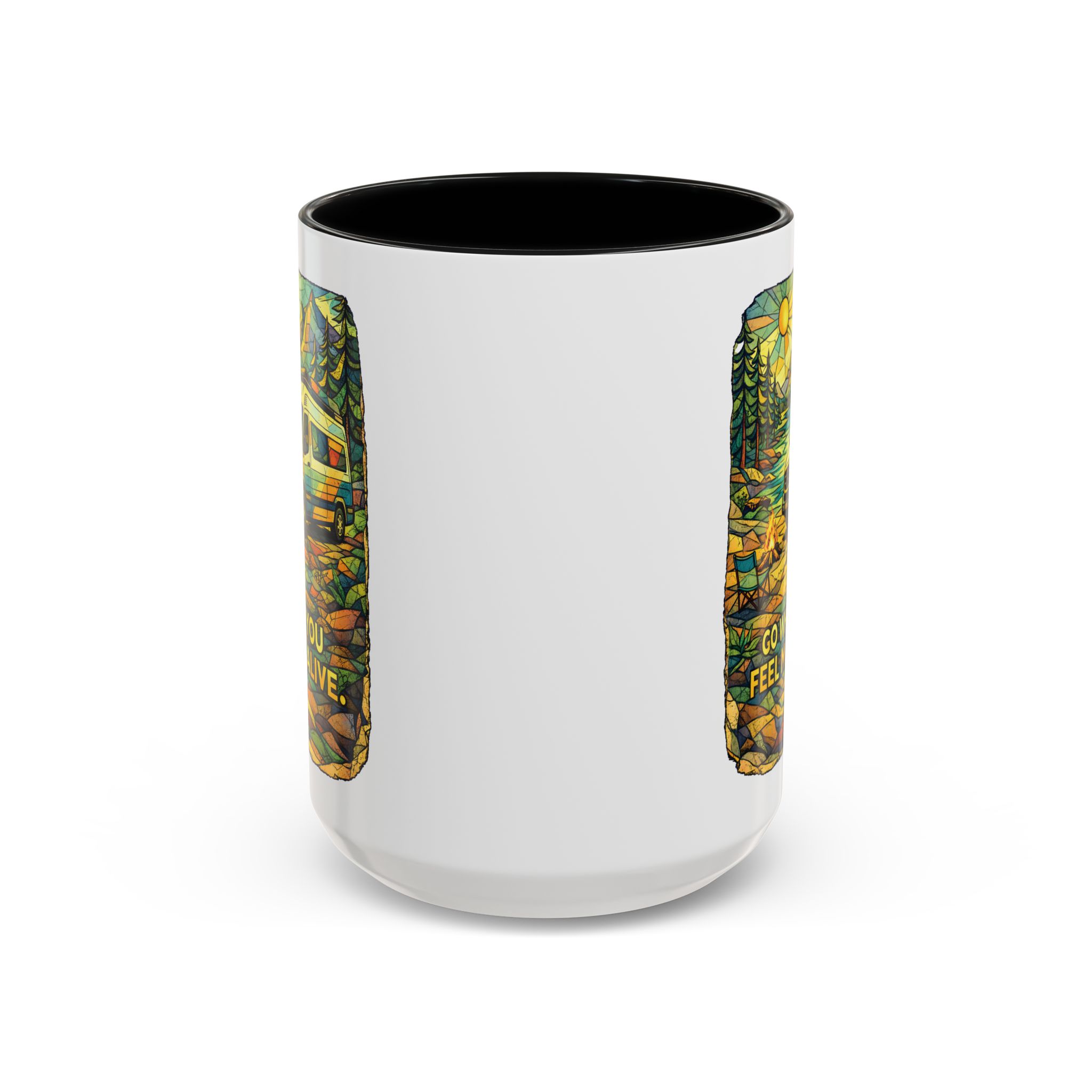 2904530822599793302_2048.jpeg Accent Coffee Mug (11, 15oz) — "Go Where You Feel Most Alive" Design Cubic-Line