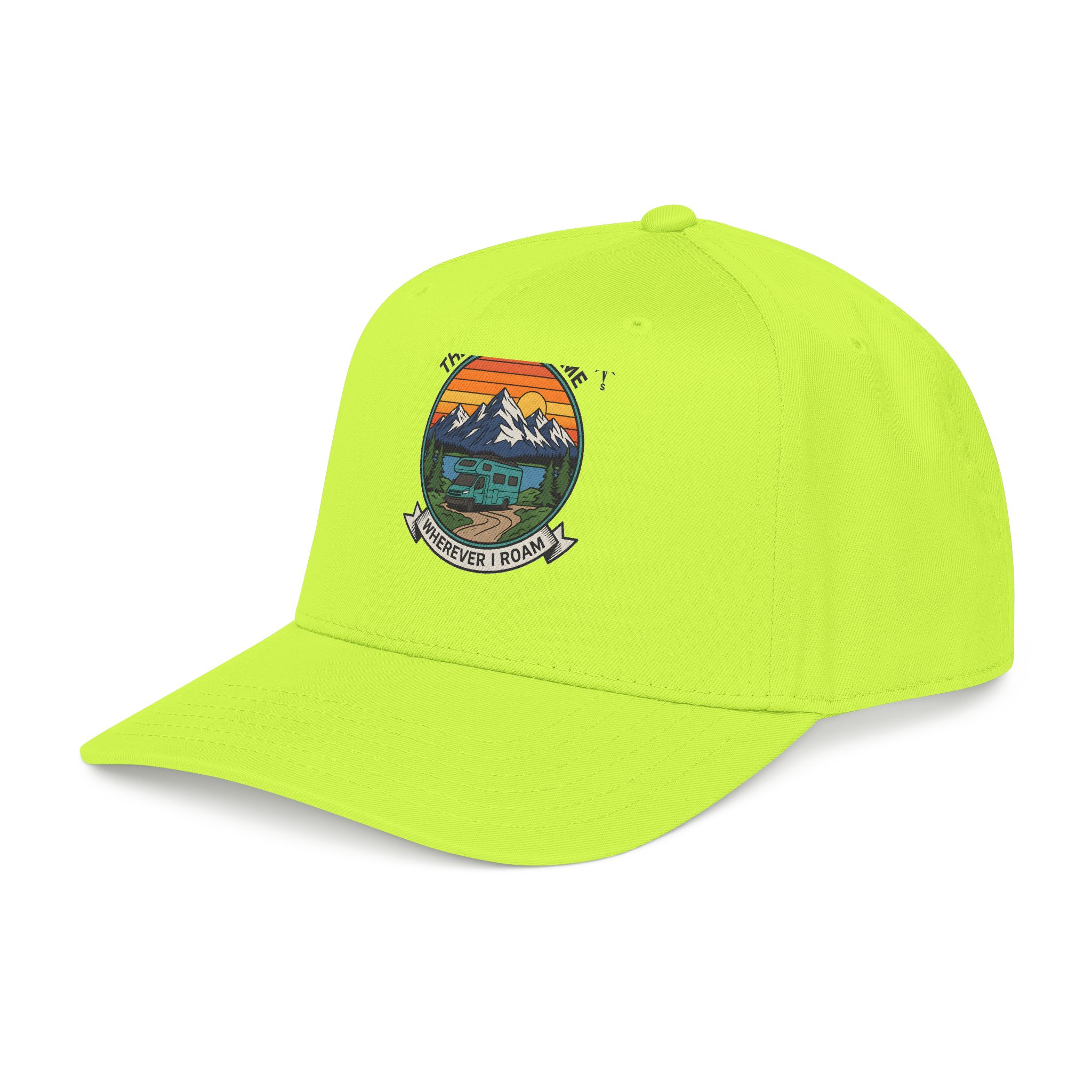 Baseball Cap — "The Road Is Home, Wherever I Roam"