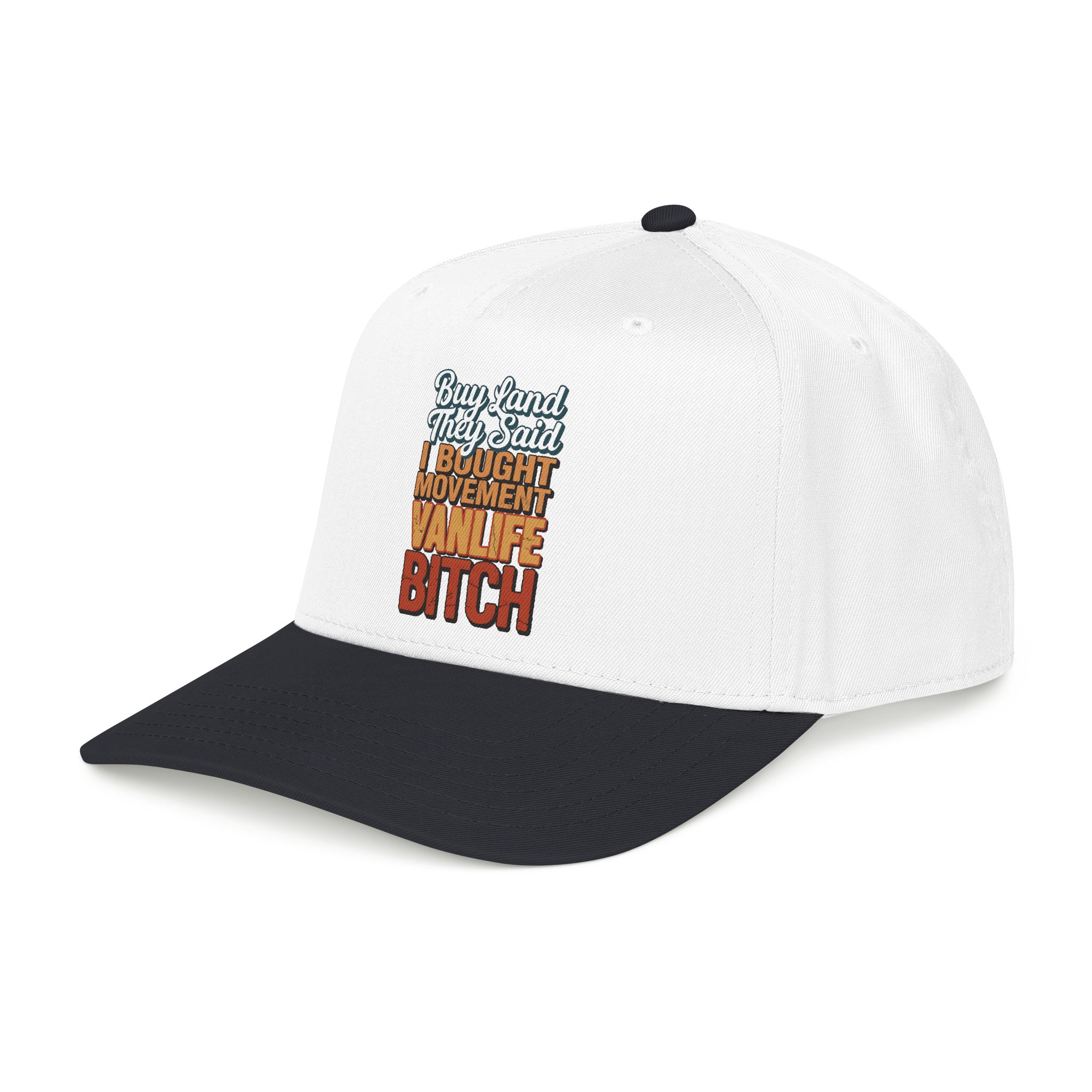 Baseball Cap - "Buy Land They Said" Design F**K-Line