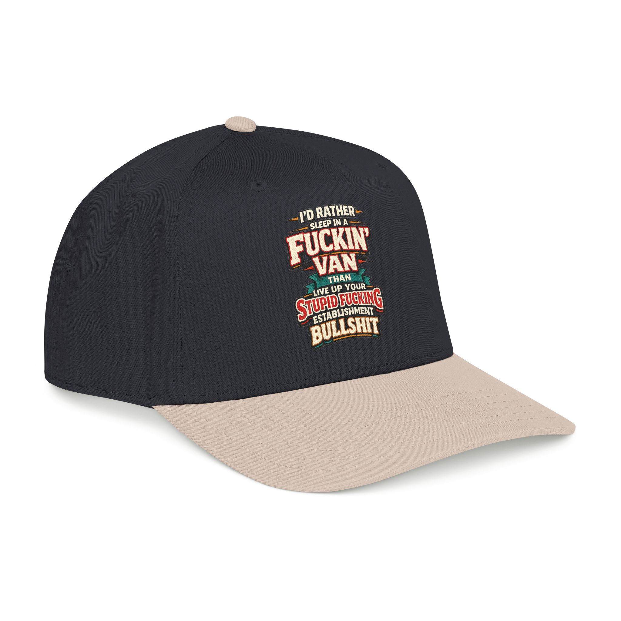 Baseball Cap - "I´d Rather Sleep in A Fucking Van" Design F**K-Line