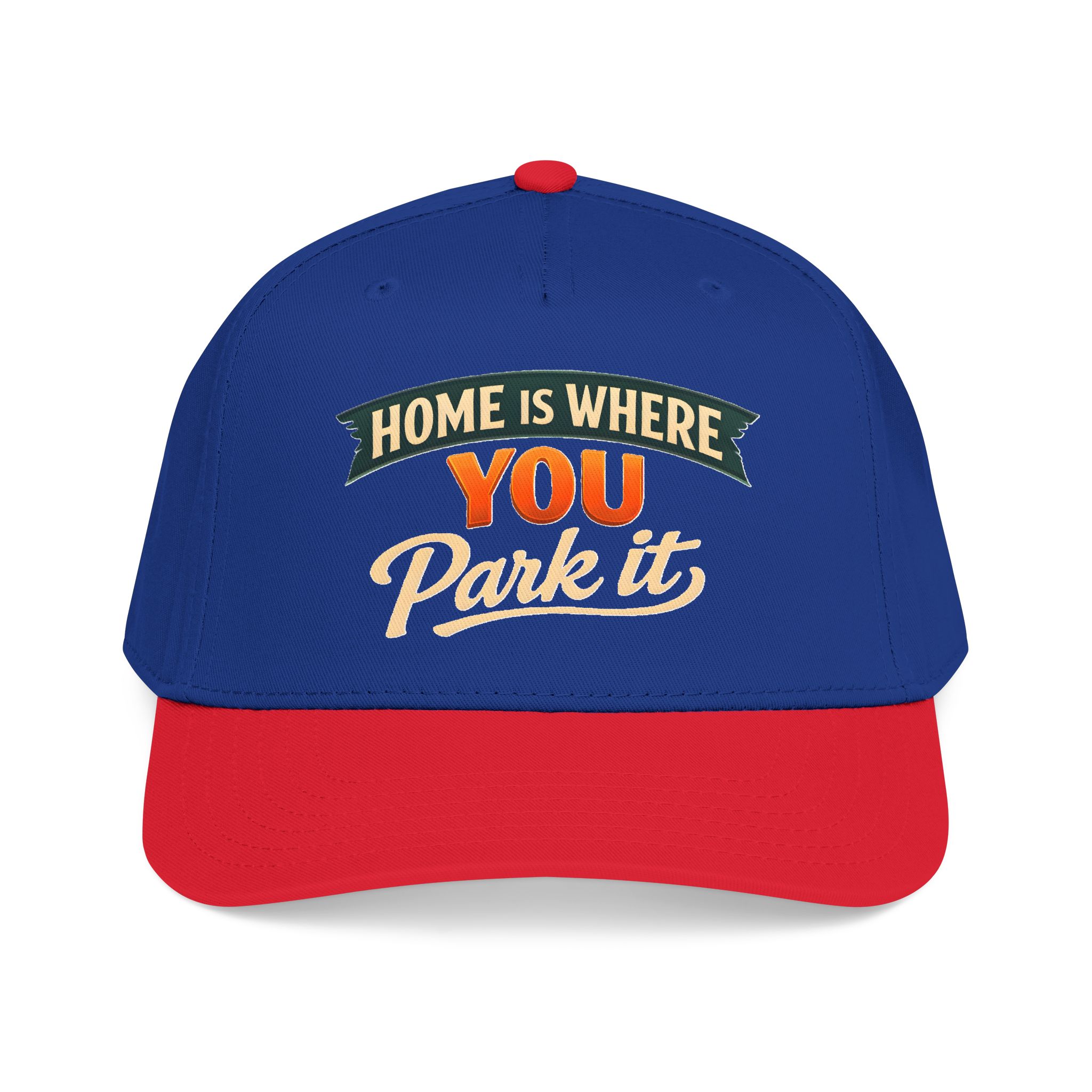 Baseball Cap - "Home Is where You Park It" Design Scenic-Line