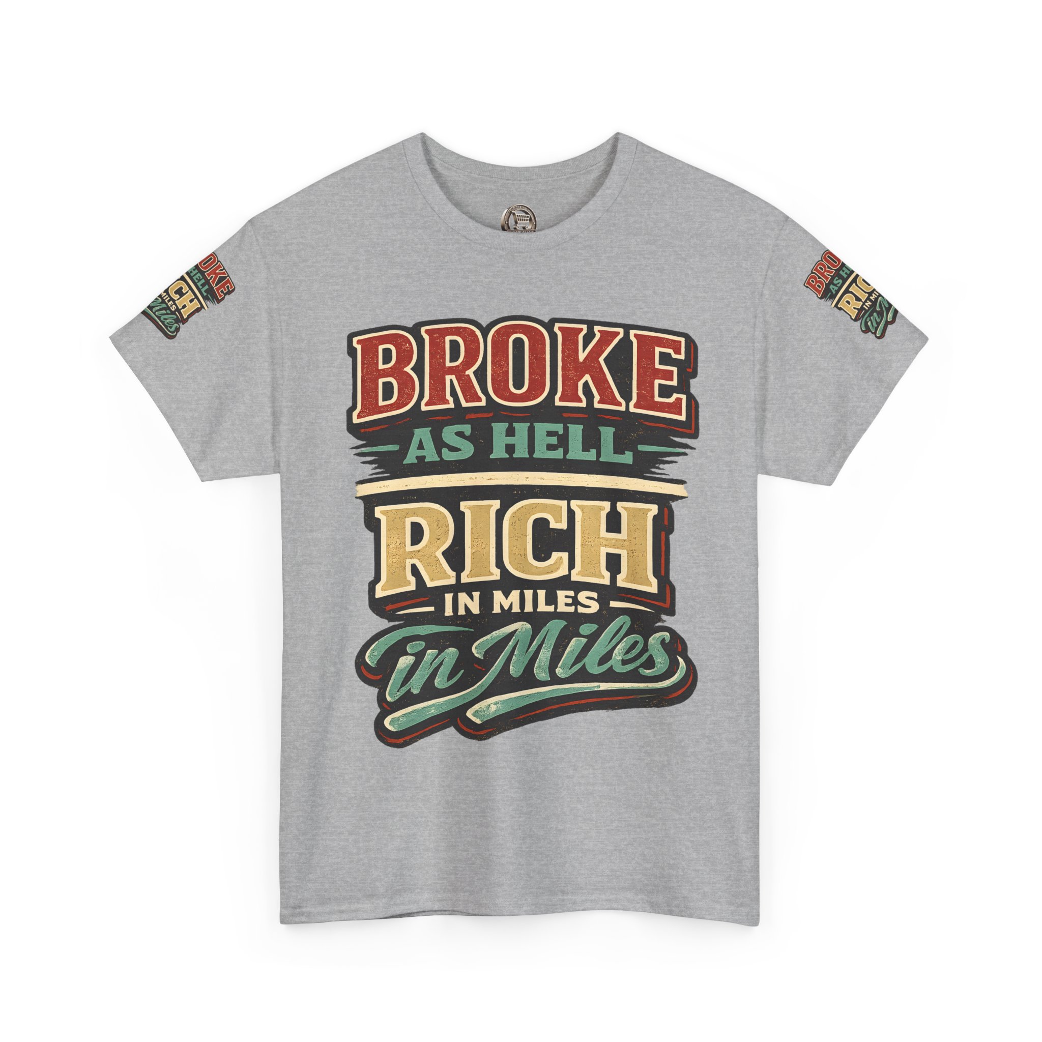 3017876326629522760_2048.jpeg Unisex Heavy Cotton Tee — "Broke As Hell" Design F**K-Line