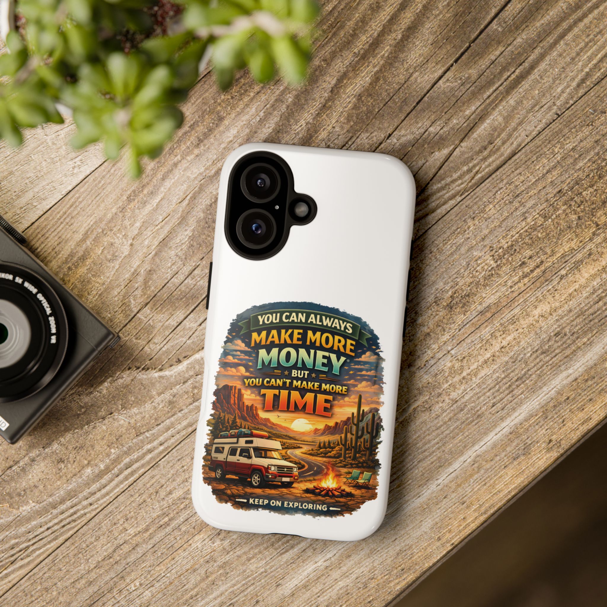 Phone Case — "You Can Always Make Money" (Design Scenic-Line)