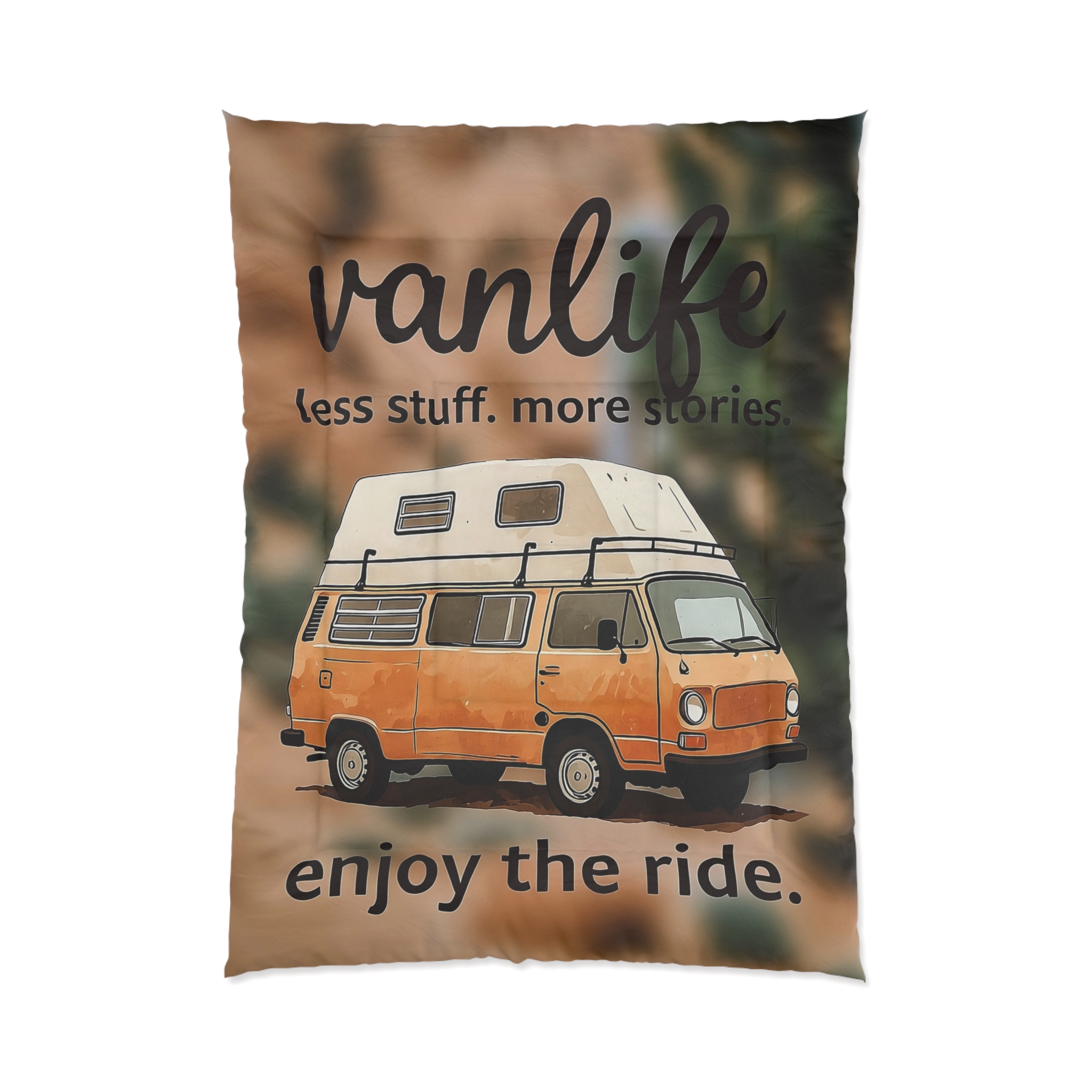 Comforter — 'Vanlife: Enjoy the Ride' Camper Van Comforter